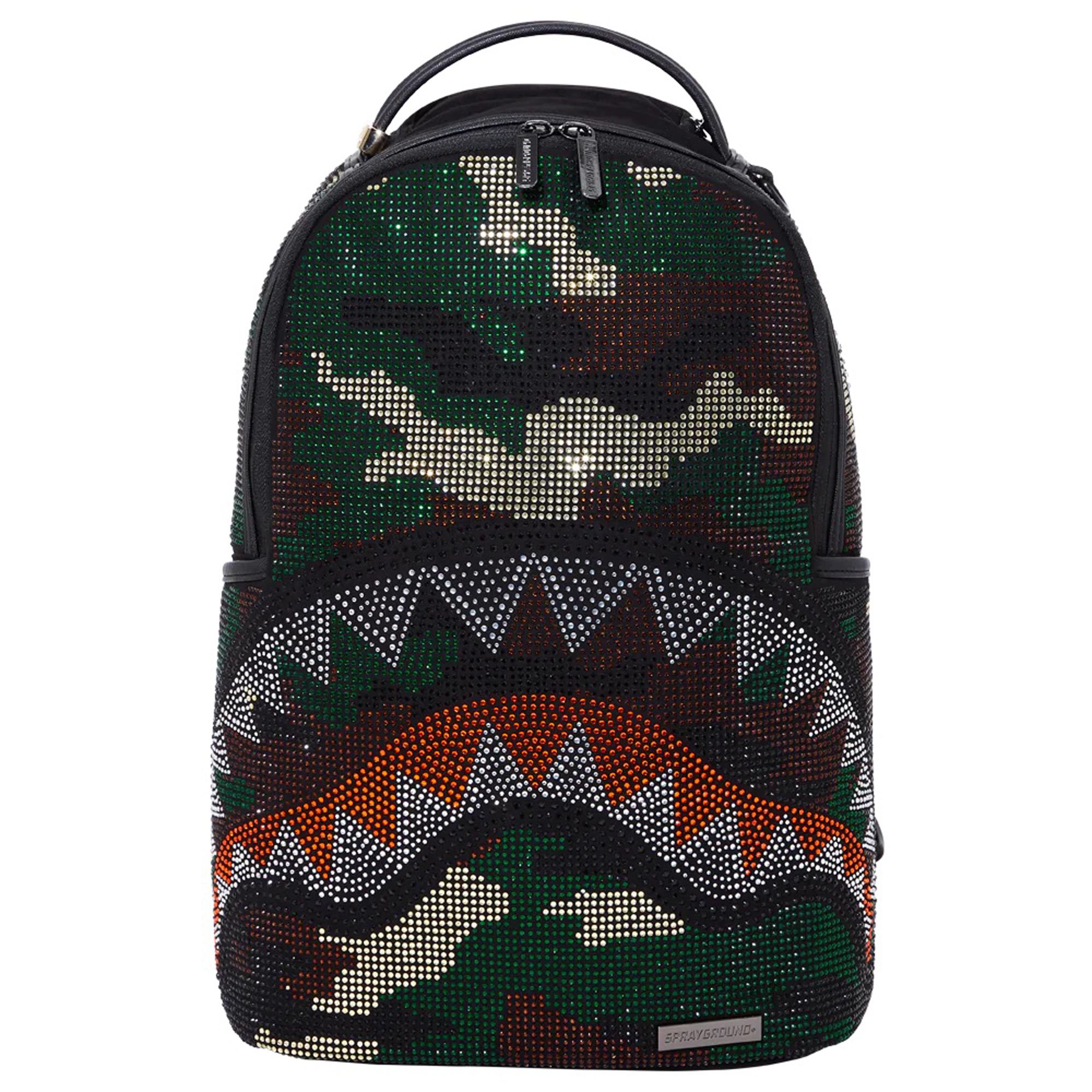 Backpacks Sprayground - Trinity Shark rhinestones backpack in grey