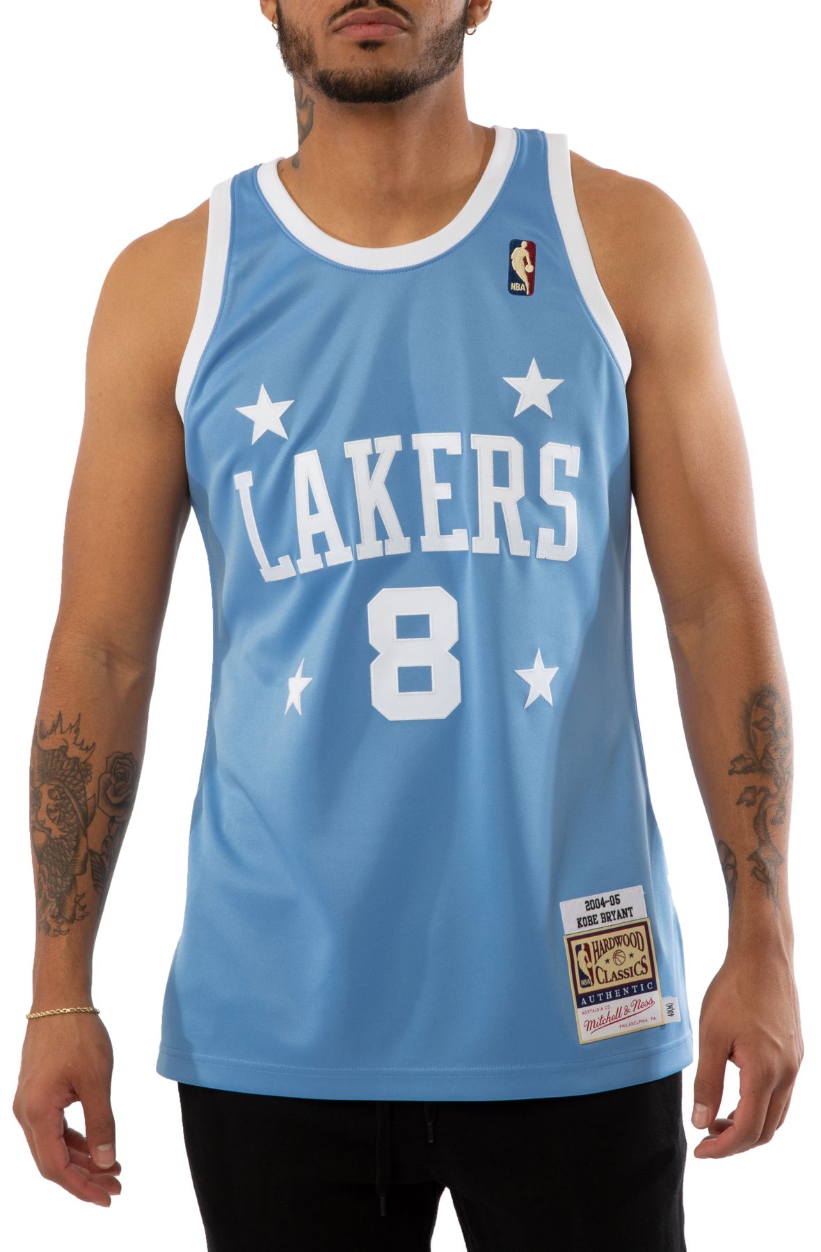 Men's Los Angeles Lakers Kobe Bryant Mitchell & Ness Light Blue