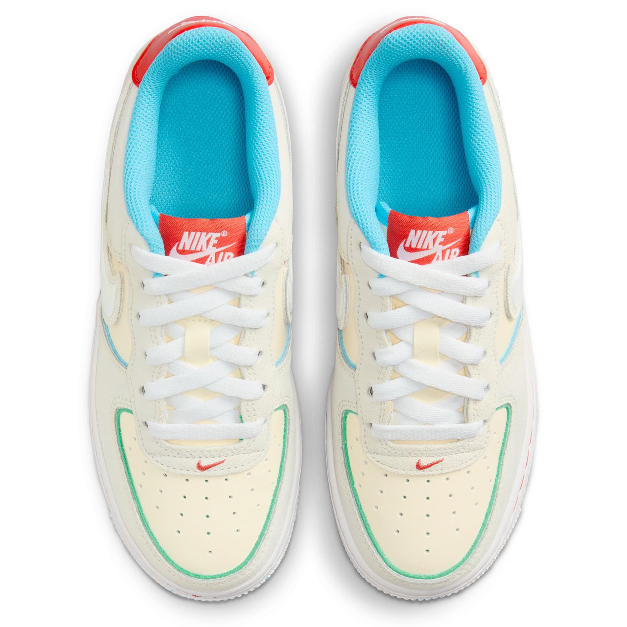 NIKE GRADE SCHOOL AIR FORCE 1 LV8 FQ8350 110 - Shiekh