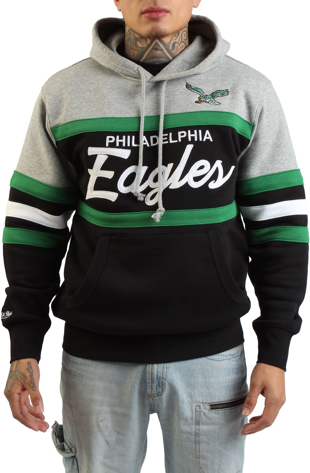MITCHELL AND NESS NFL Philadelphia Eagles Head Coach Pullover