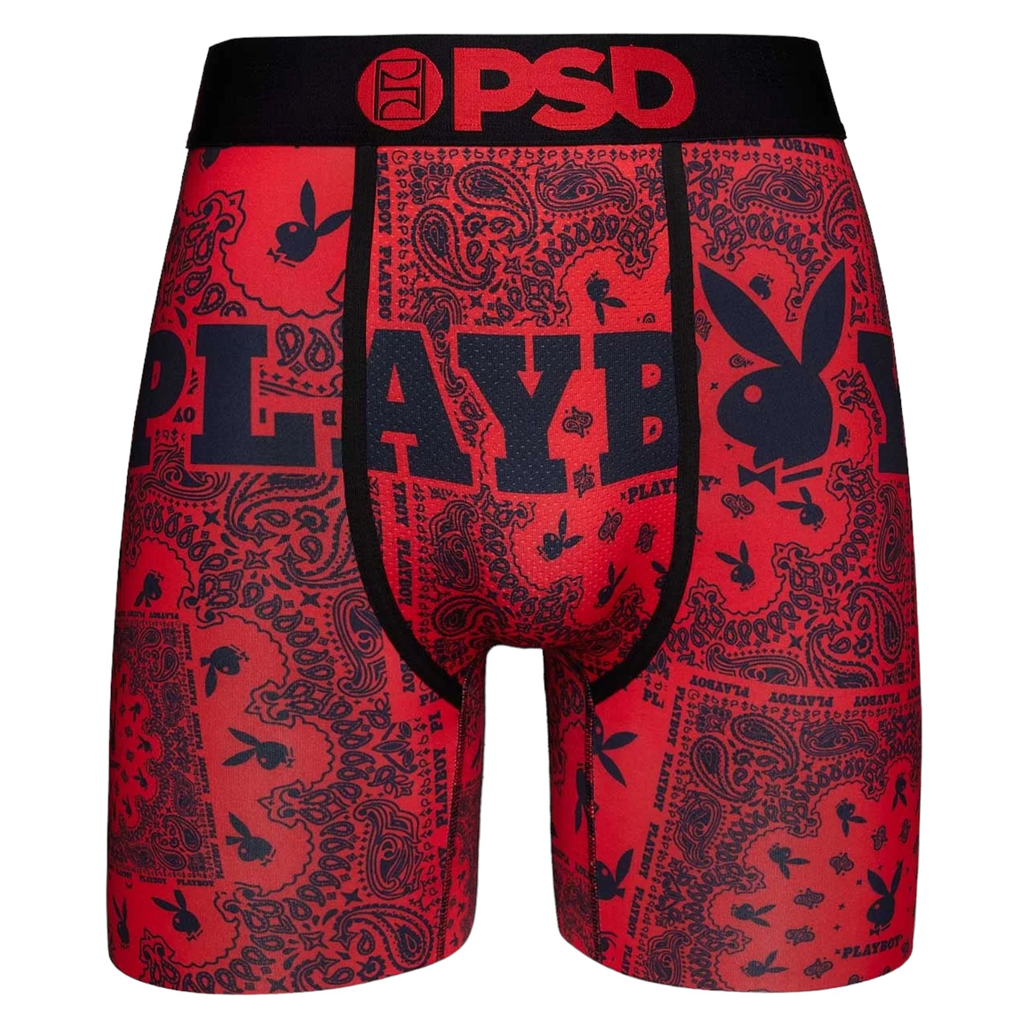 PSD Men's Rich Bandana Black Boxer Brief Underwear