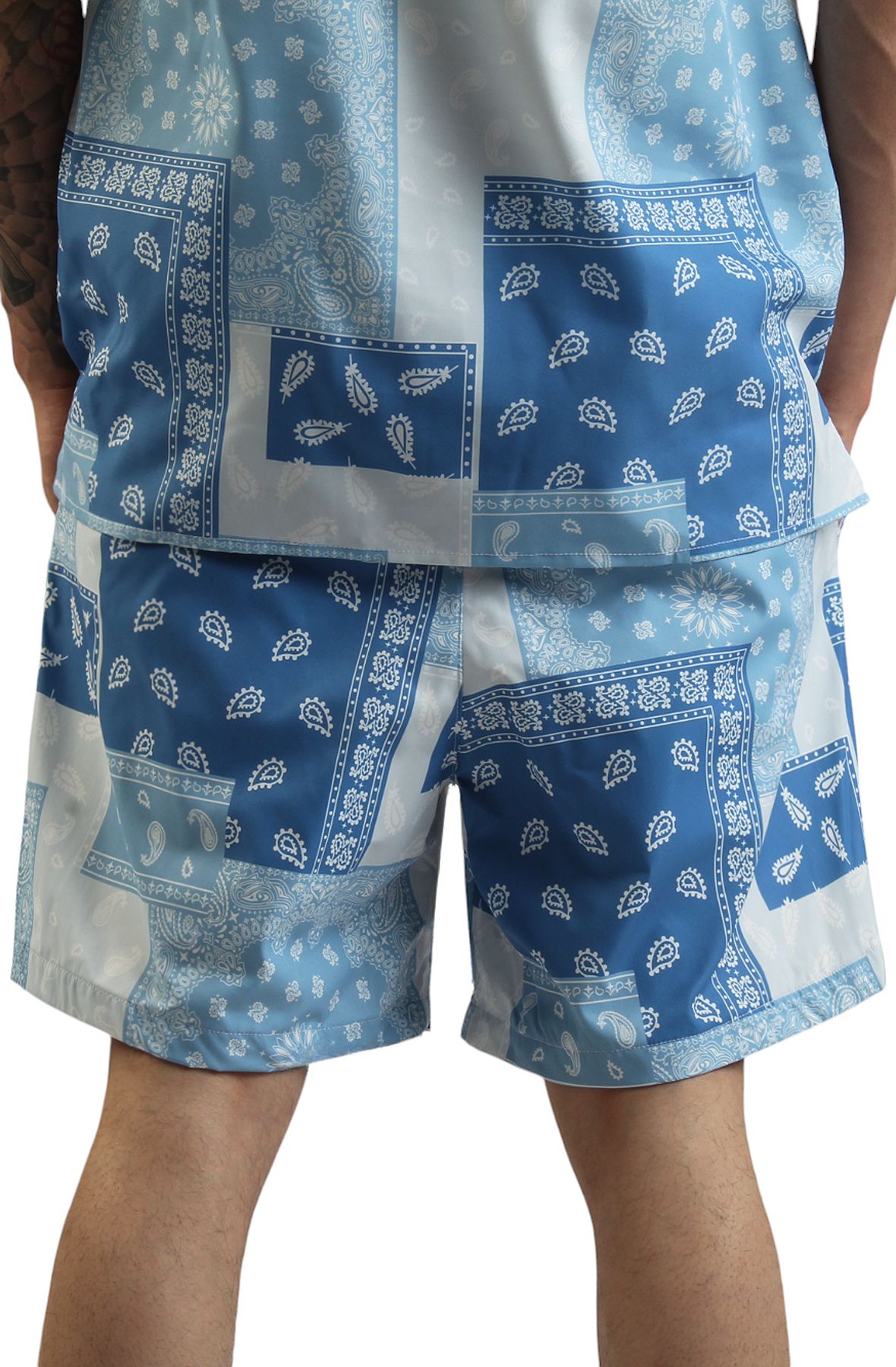 FBRK Paisley V2 Woven Short 951-912BLUE - Shiekh