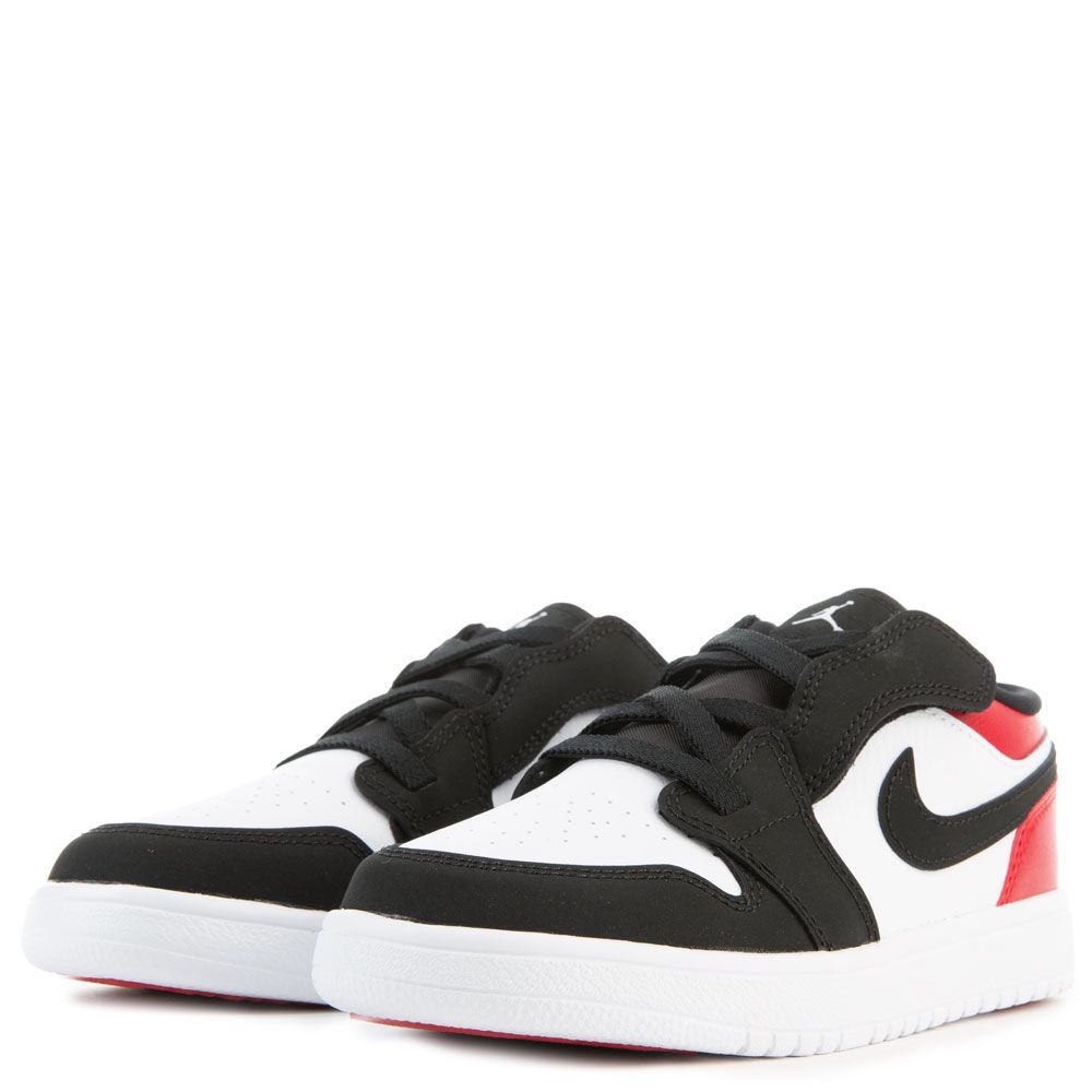 Nike Air Jordan 1 Low ALT (PS) Kid's Black Toe Sneakers Size
