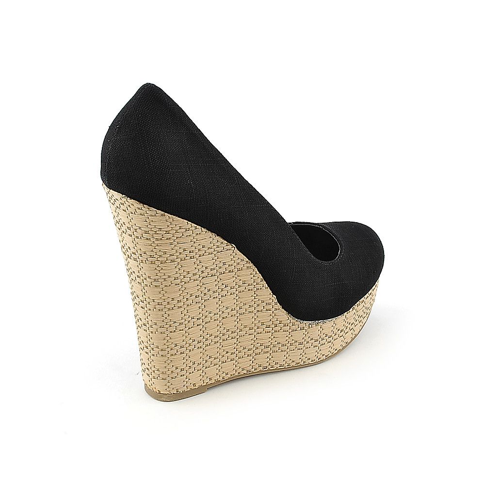 FORTUNE DYNAMICS Women's GlowS Wedge Dress Shoe FD GLOWS/BLK Shiekh