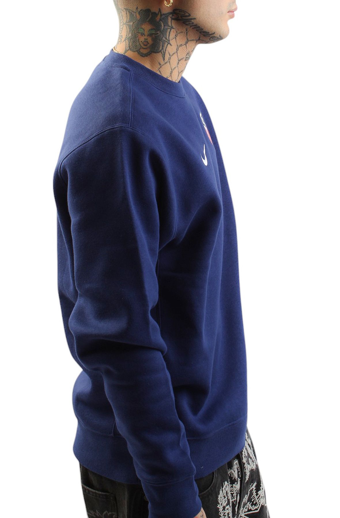 nike navy blue crew neck
