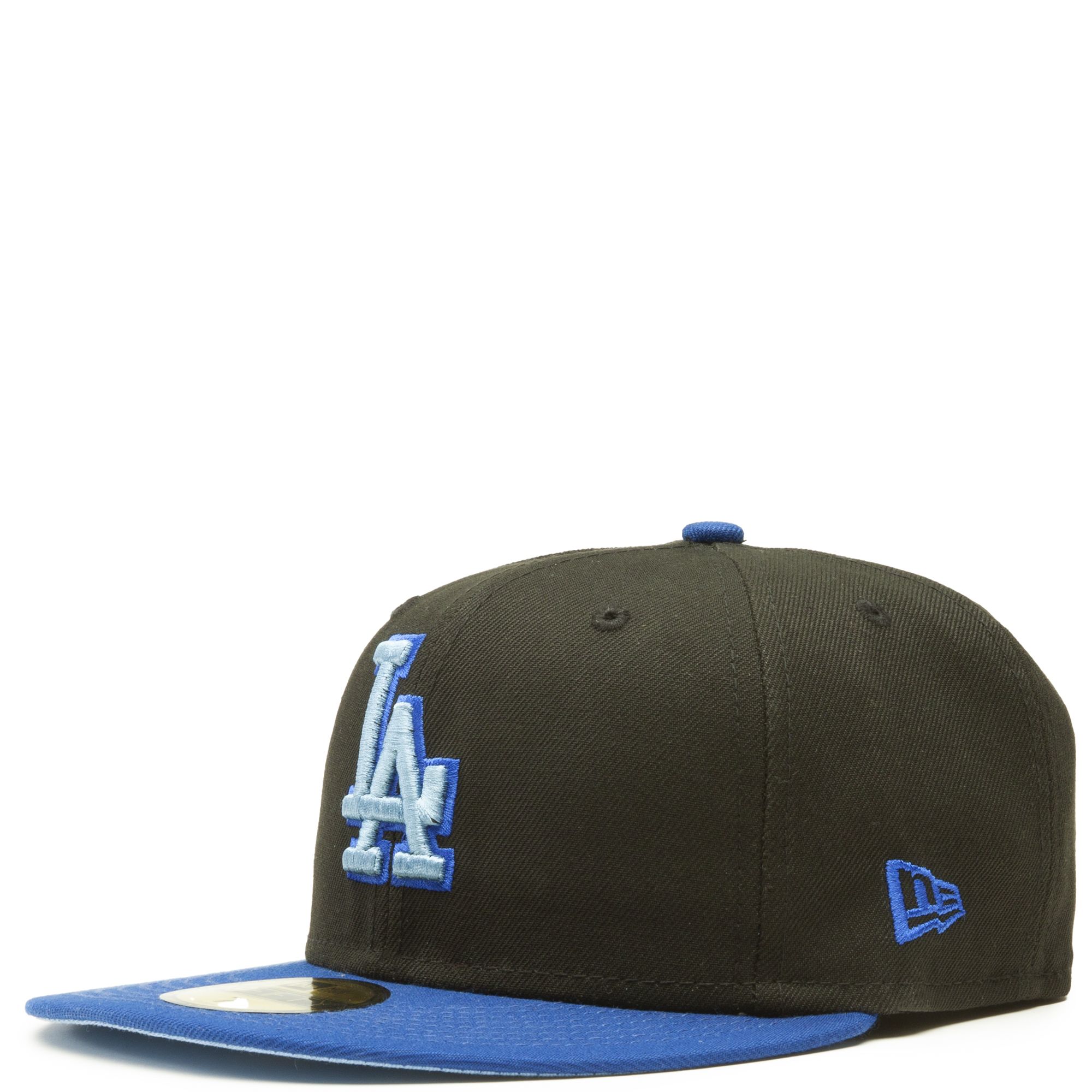 New Era 59FIFTY Black Soutache Brooklyn Dodgers Hat - Black, Royal Black / 8