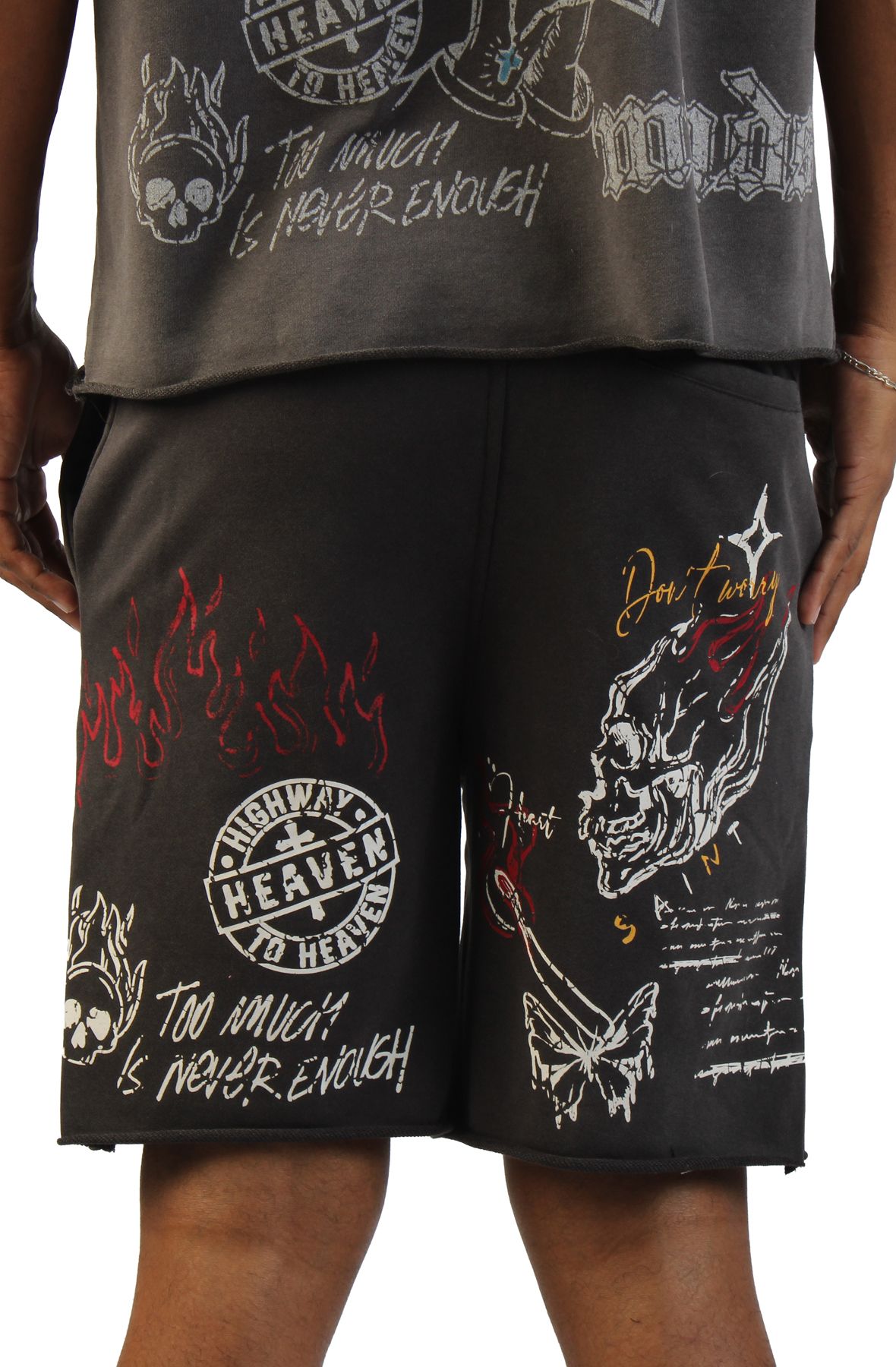 FBRK Holy Moly Shorts 610-81928FB-BLK - Shiekh