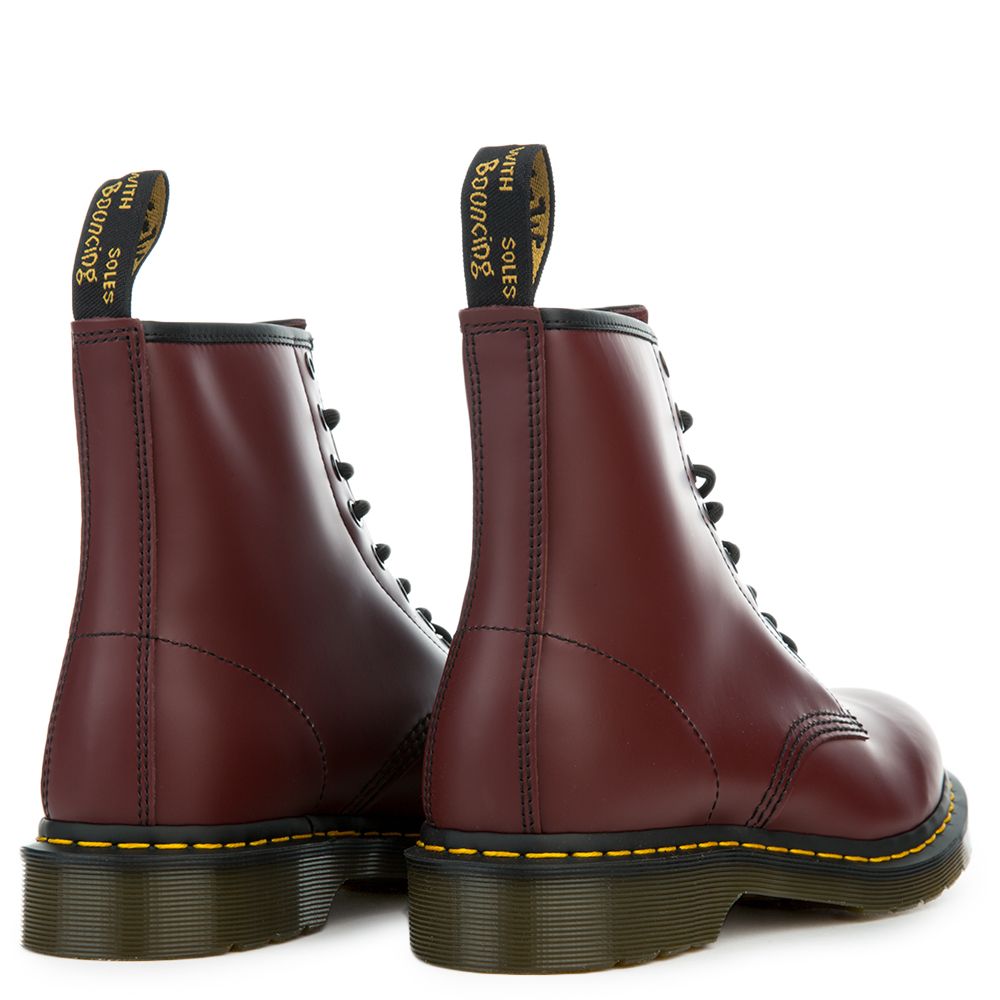 DR. MARTENS 1460 Nappa Leather Men s Red Boots R11822600 Shiekh