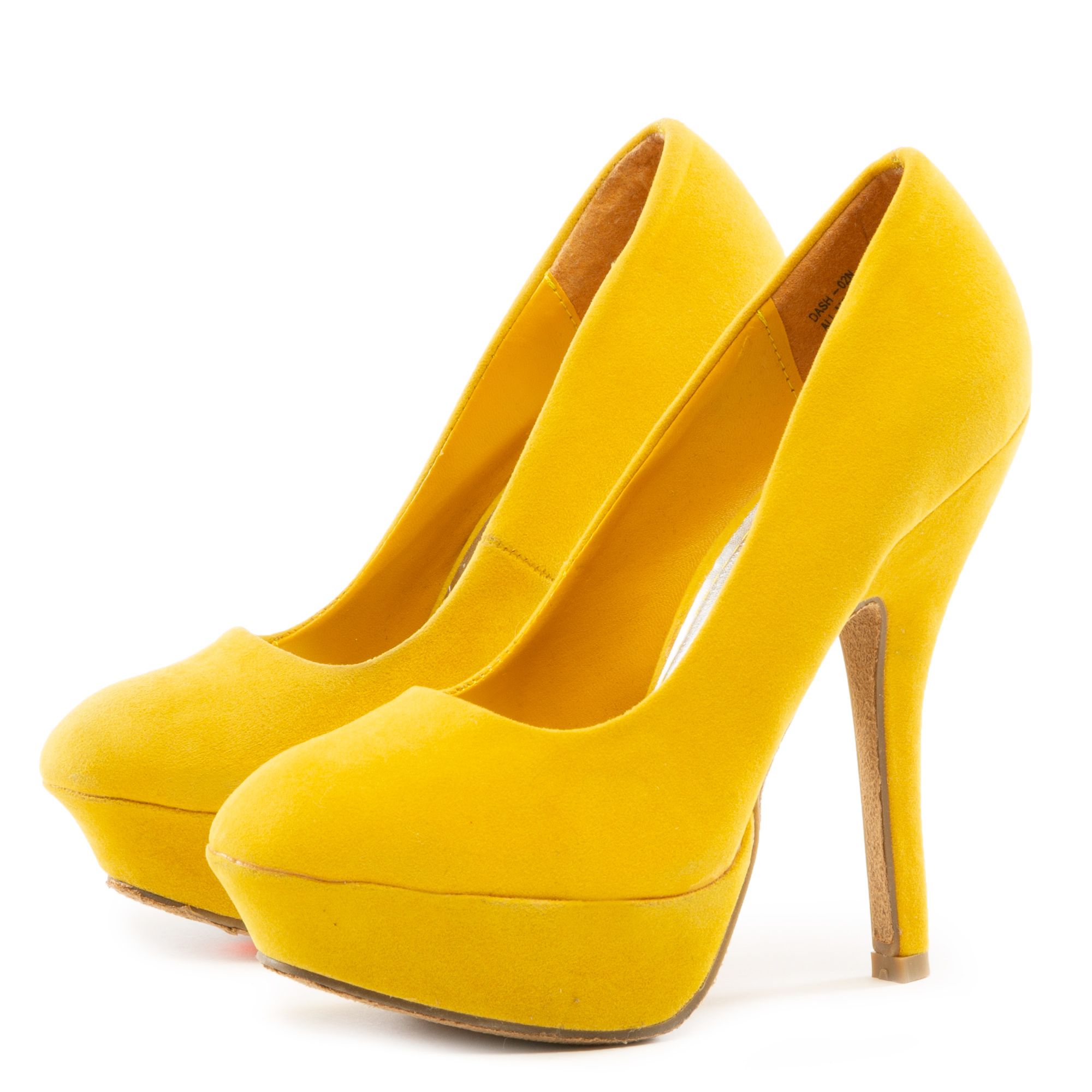 J P ORIGINAL Dash-02 Pump High Heels JPM DASH-02/YELLOW - Shiekh