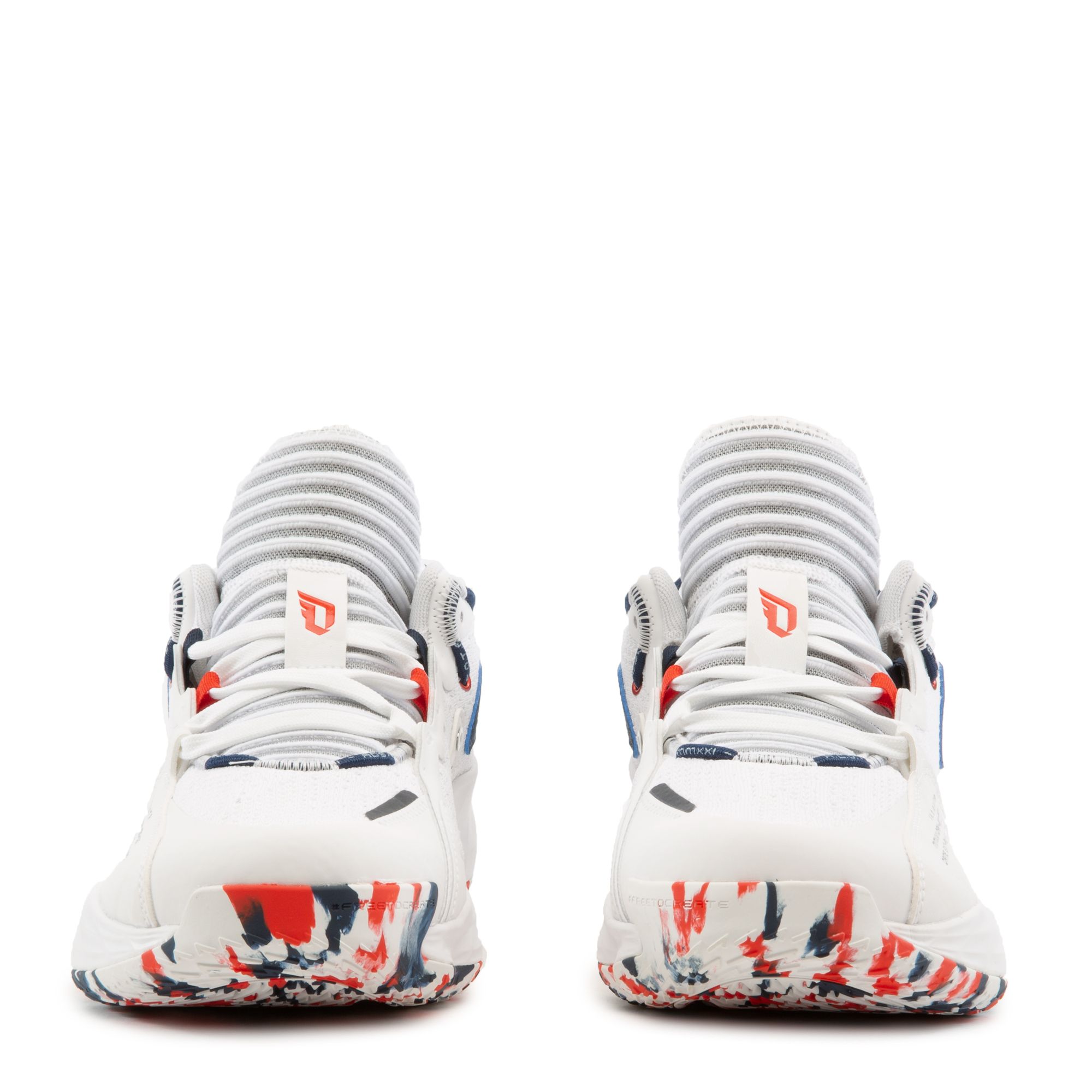 adidas DAME 7 EXTPLY ホワイト/レッド Adidas Dame 7 EXTPLY GCA USA Olympic Patriotic Basketball