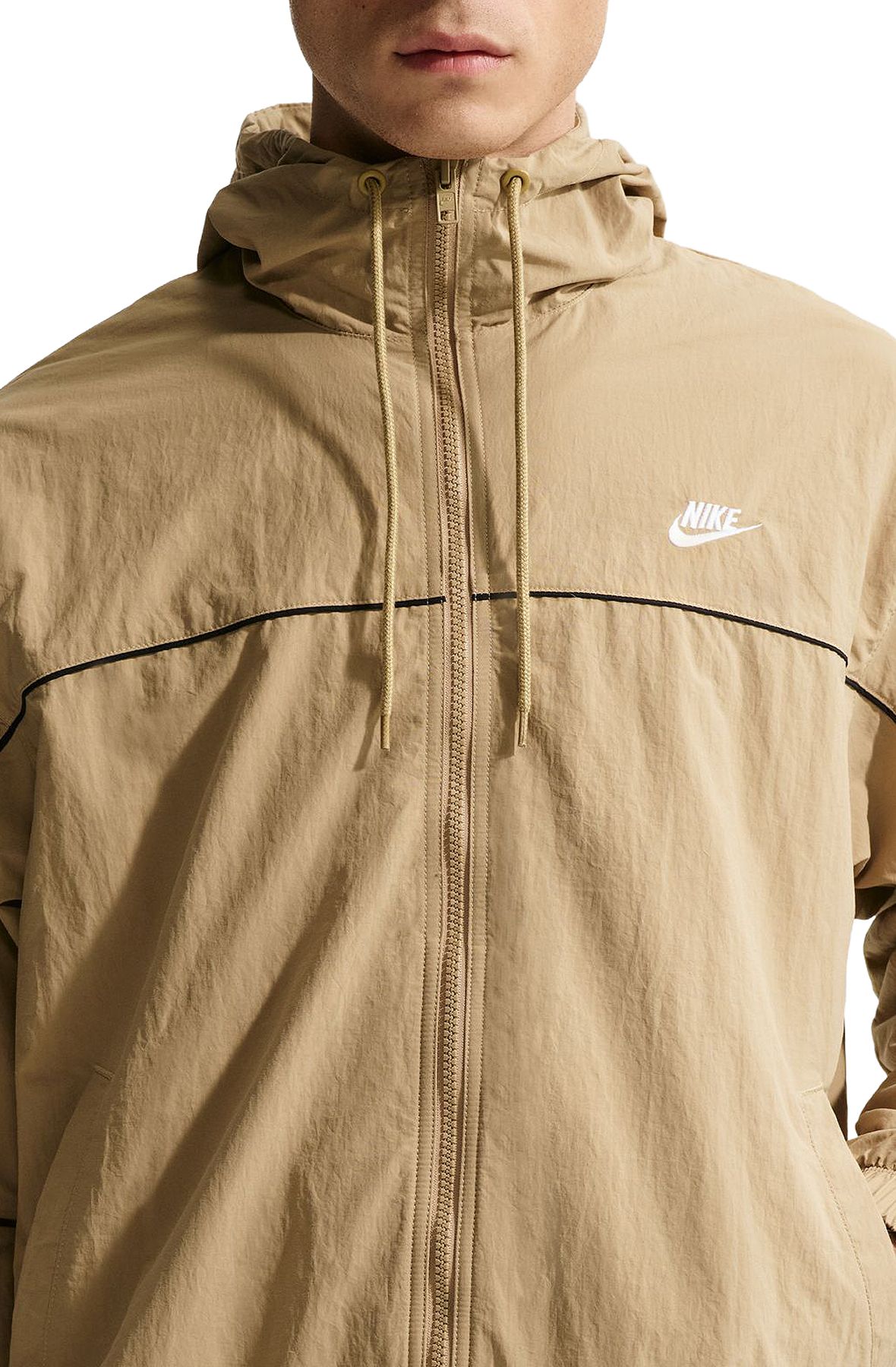 nike track jacket with hood