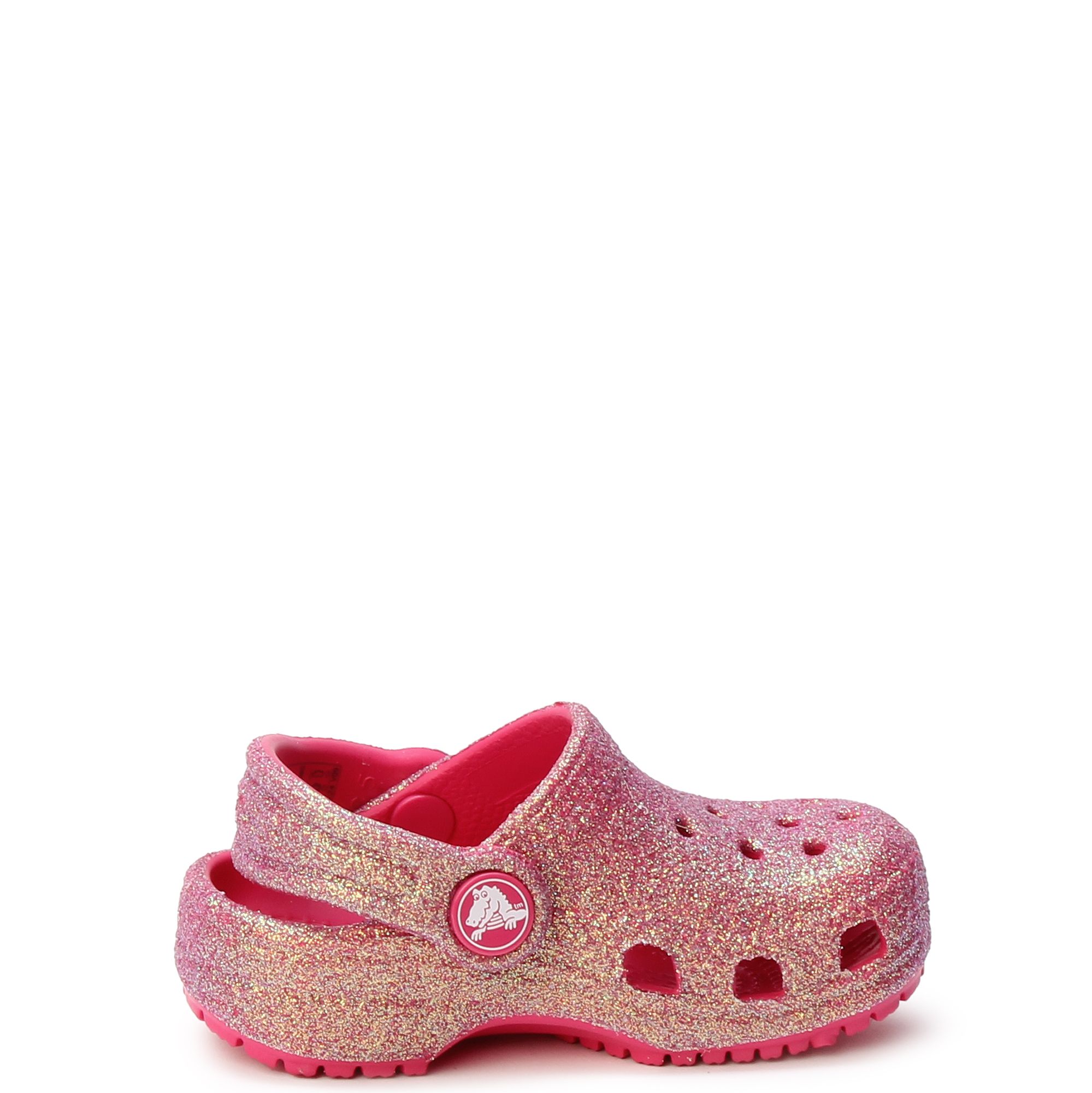CROCS Toddler Iridescent Glitter Classic Clog 210985-6ZQ