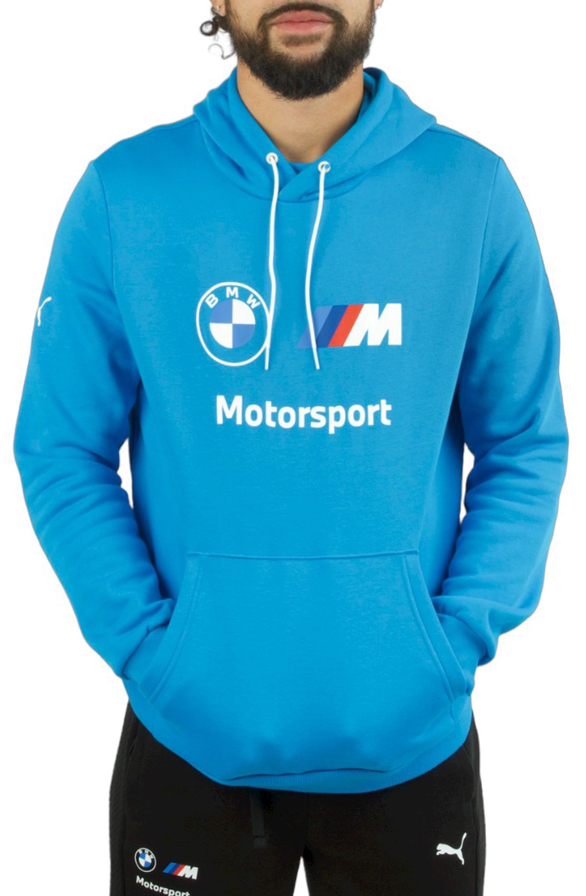 Puma Women's BMW M Motorsport Essential Logo Hoodie Sweatshirt
