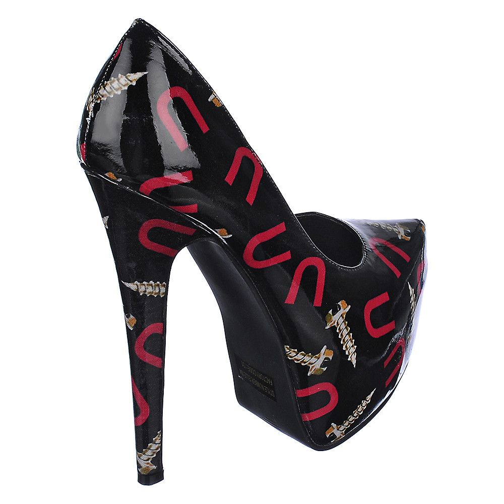 elle platform high heels