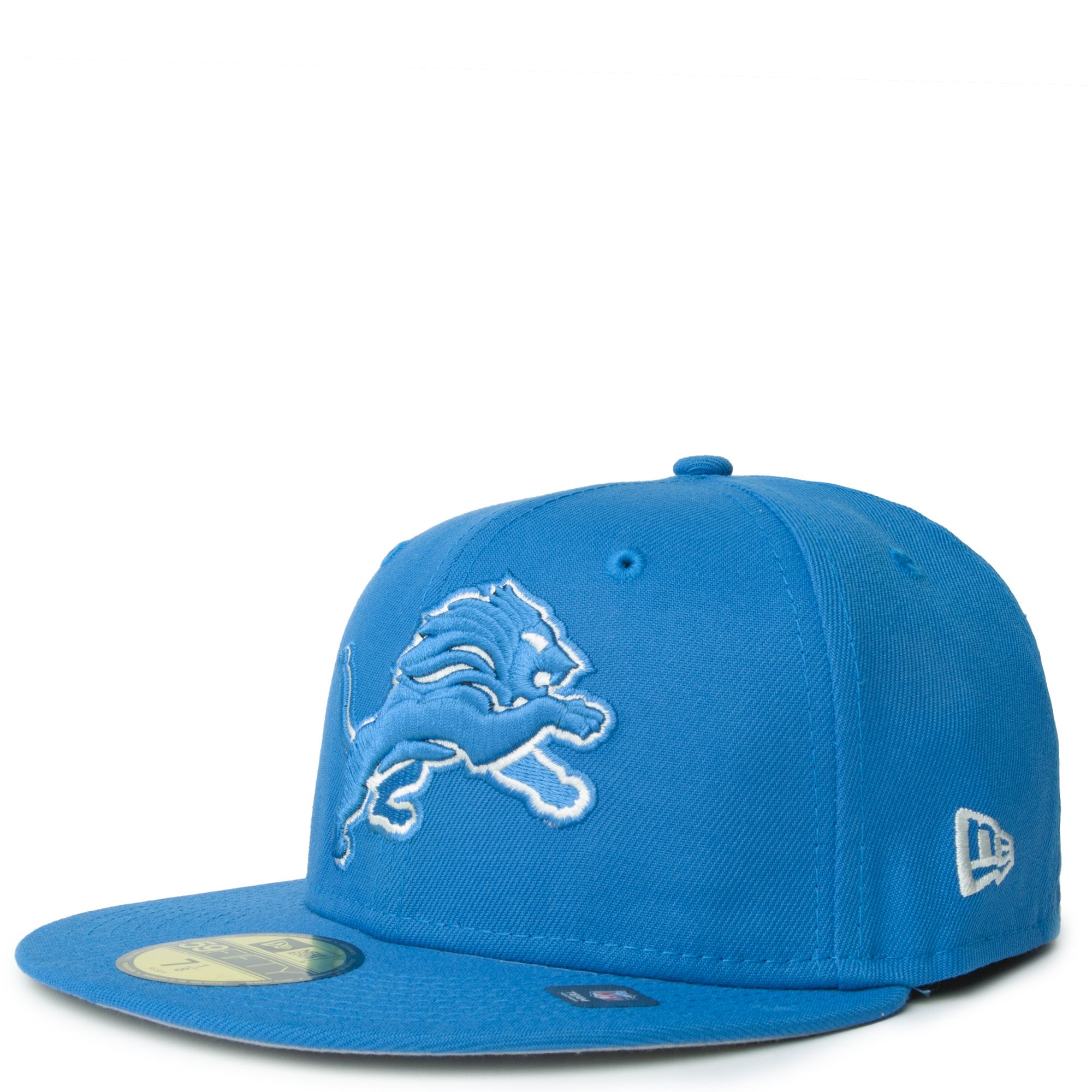 Men's New Era Black Detroit Lions Pop 59FIFTY Fitted Hat