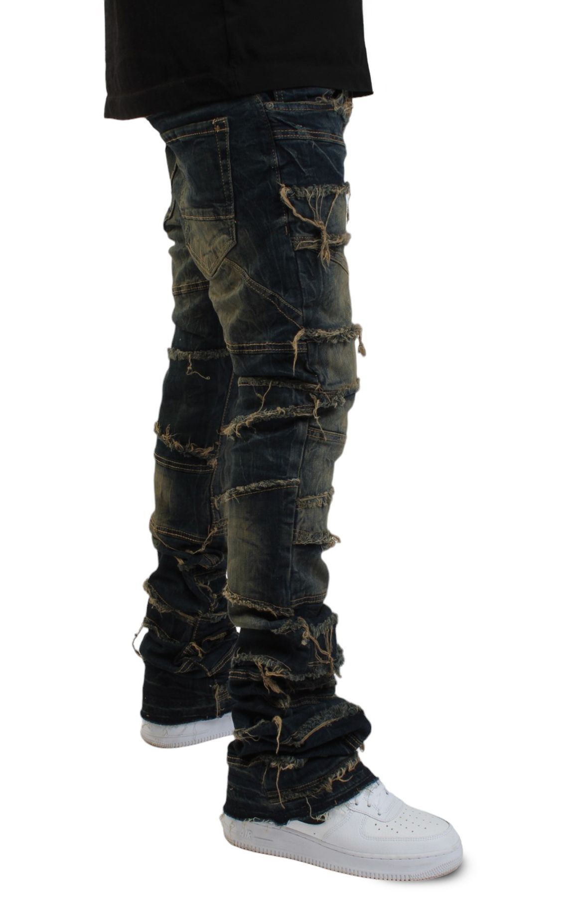 BRIAN BROTHERS INC. Martin Stacked Jeans JTF1150-DKVIN - Shiekh