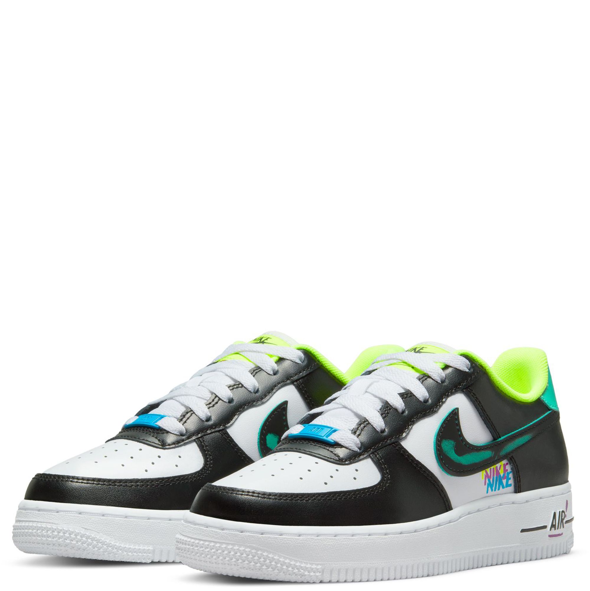 all blue air force 1 lv8 high top