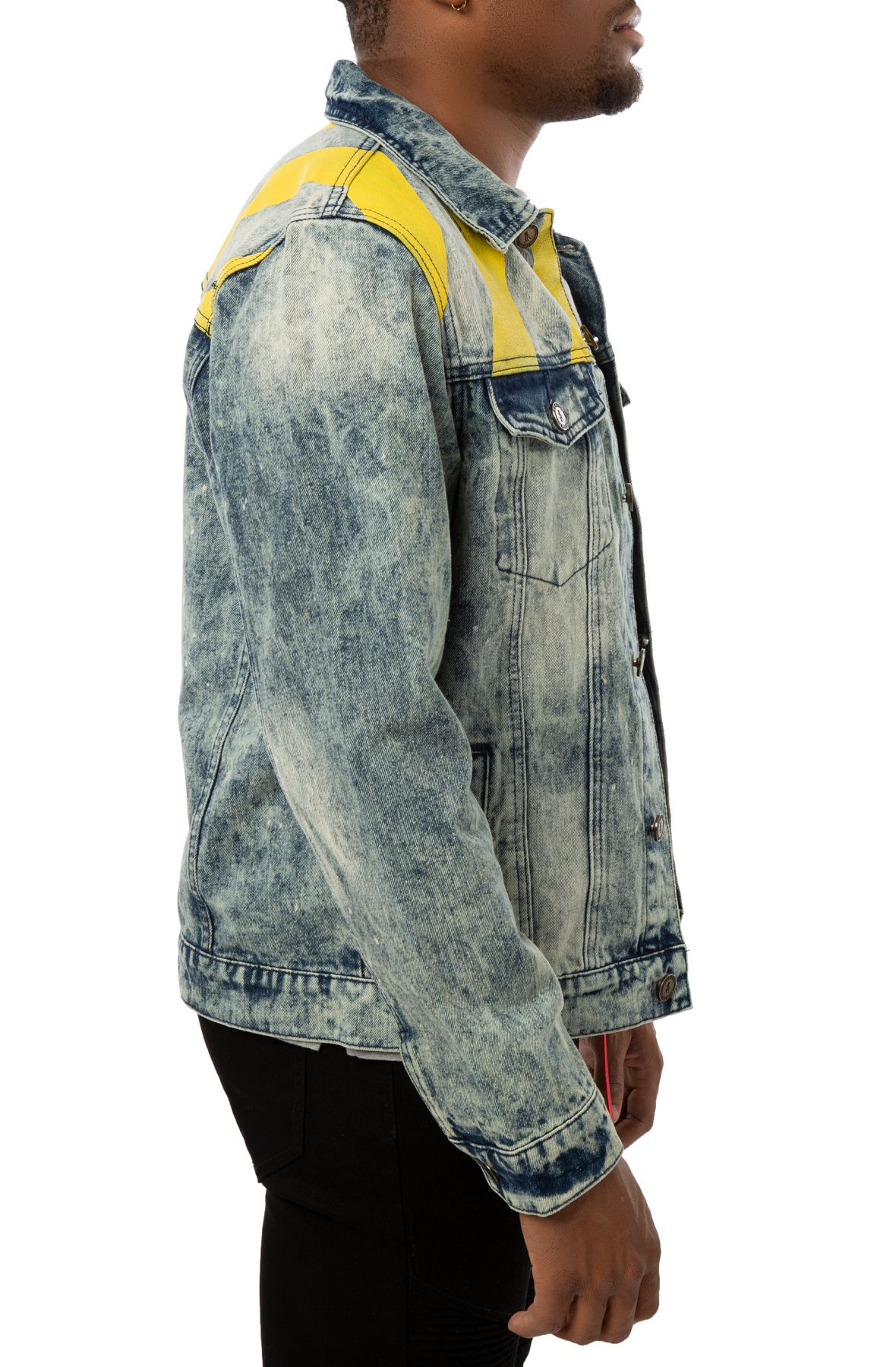 CAUTION DENIM JACKET U1-400BLU