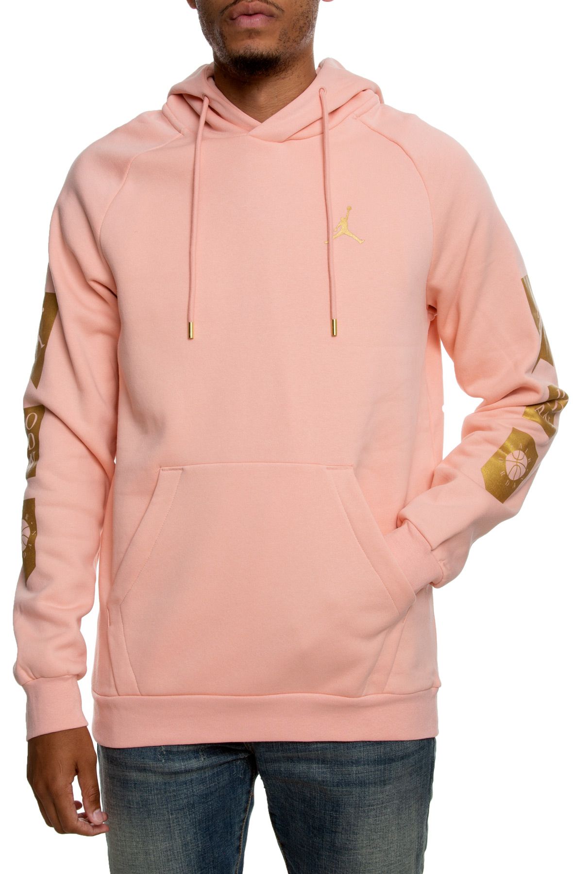 pink air jordan hoodie