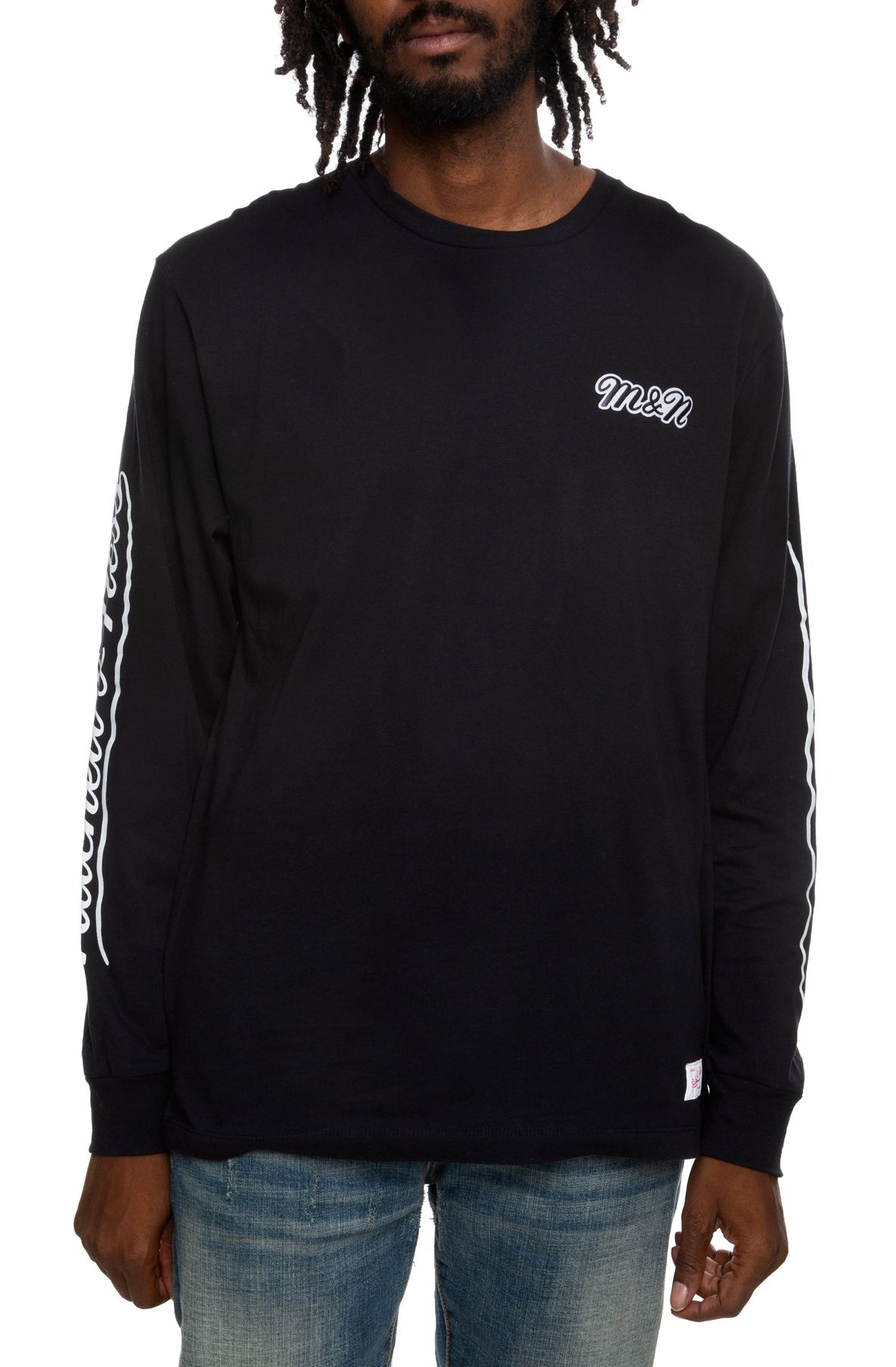 Mitchell & Ness Nym Doc Tee Long Sleeve 'Black', S