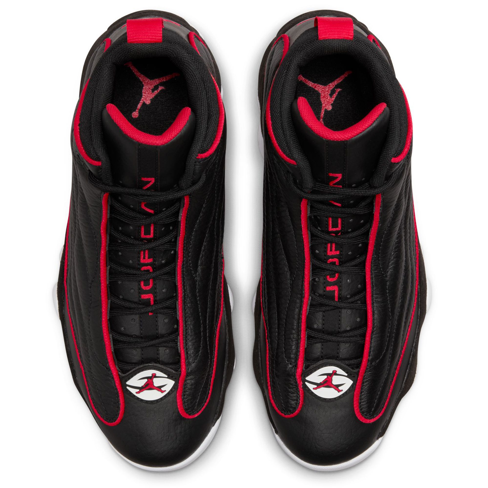 jordan pro strong red black
