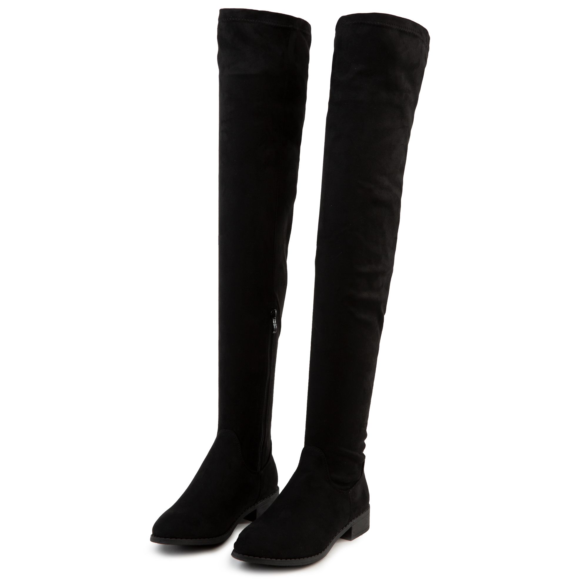 TWIN TIGER FOOTWEAR Olympia-20th Over The Knee Boots OLYMPIA-20TH-BLK ...