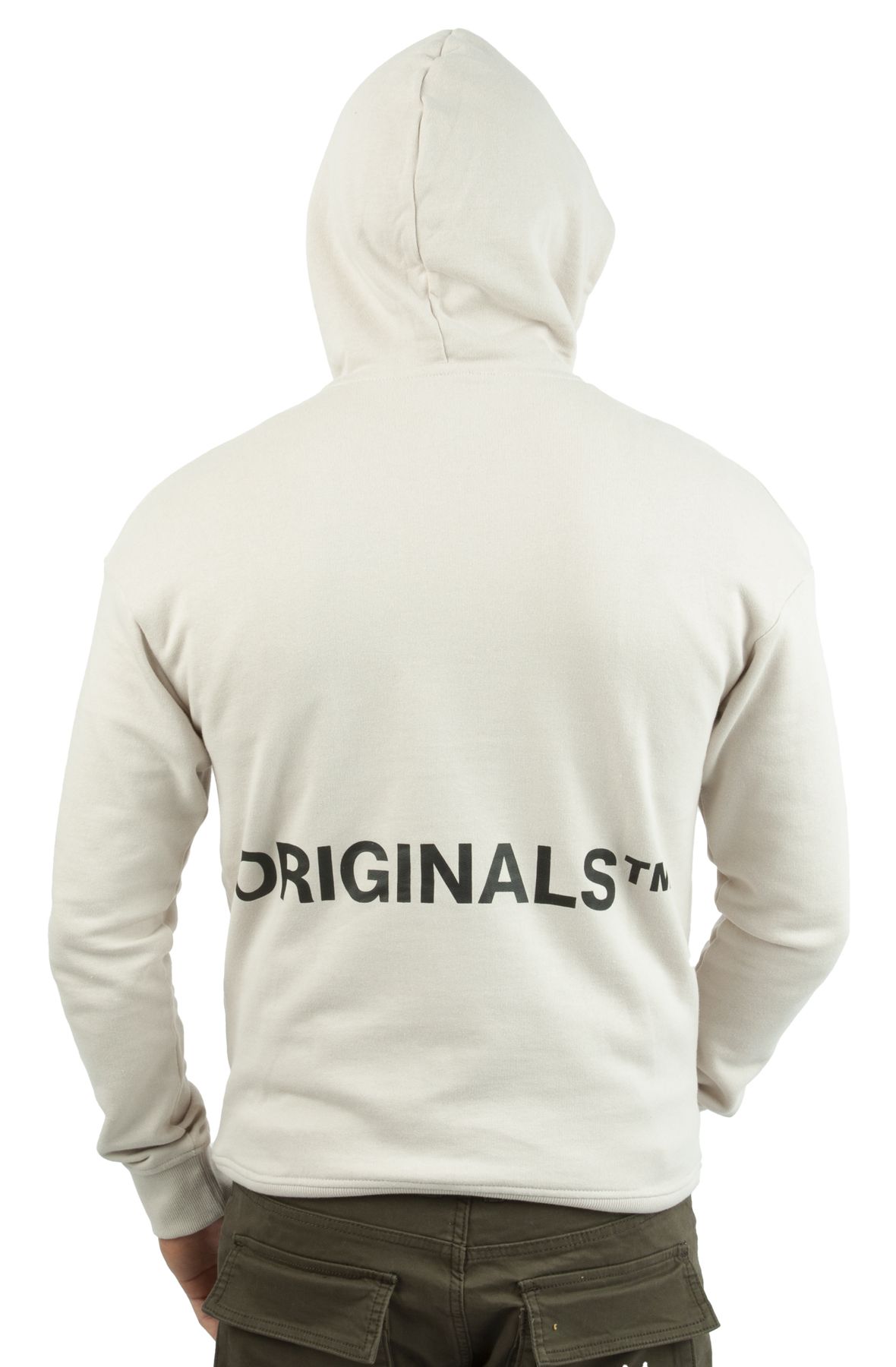 Back logo hoodie best sale