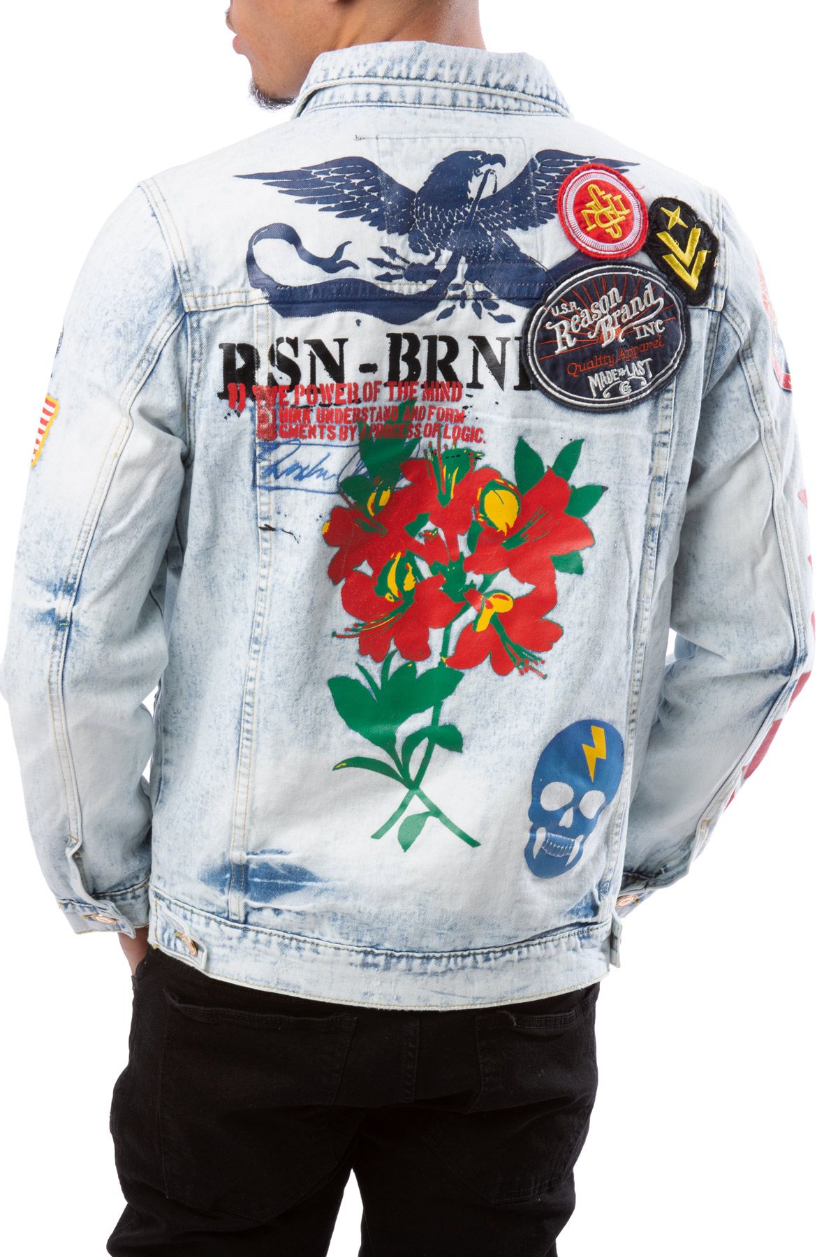 REASON Elite Denim Jacket A1-019 - Shiekh