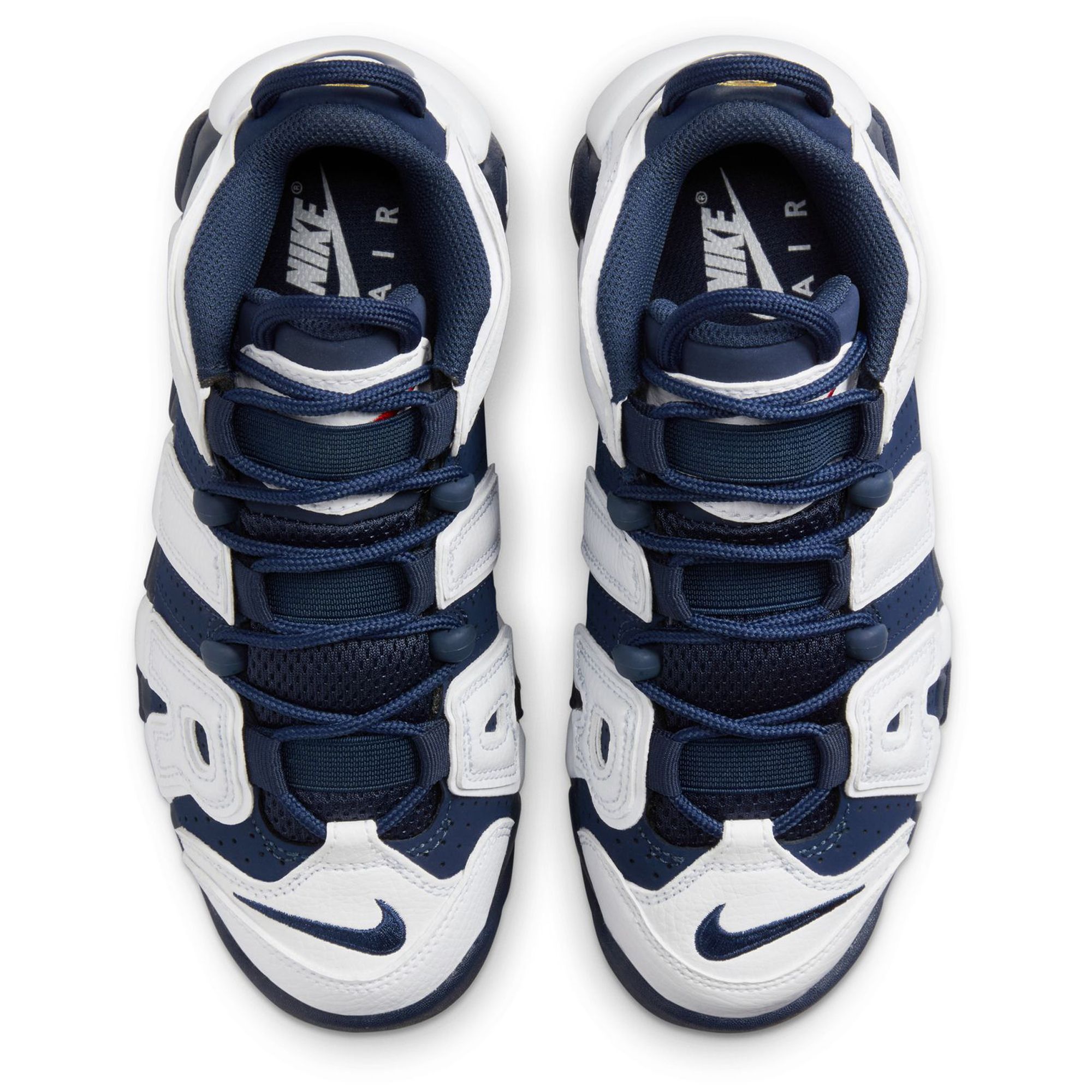 Nike Air More Uptempo GS 'White Midnight Navy' Size 7Y outlet