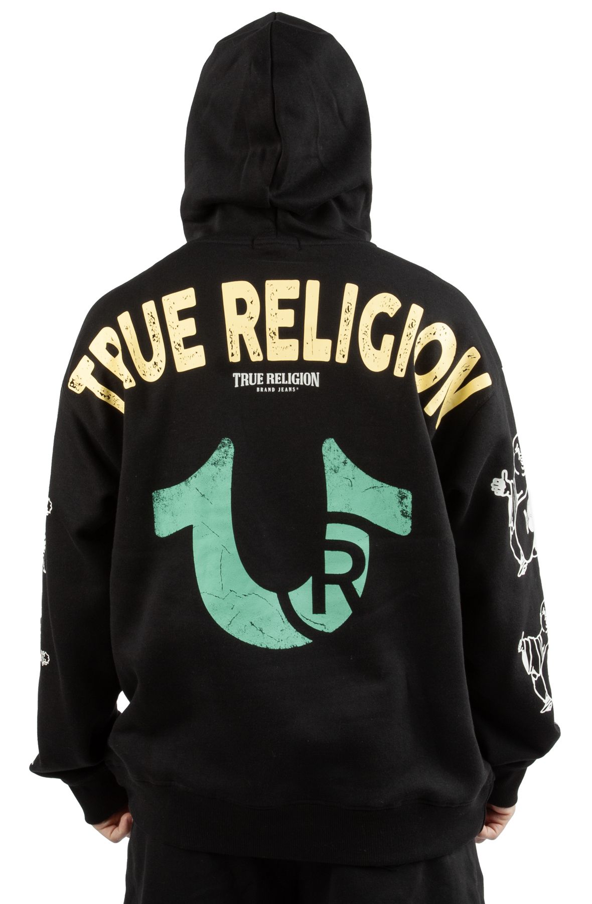 TRUE RELIGION Utopia Logo Hoodie 106970-1001 - Shiekh