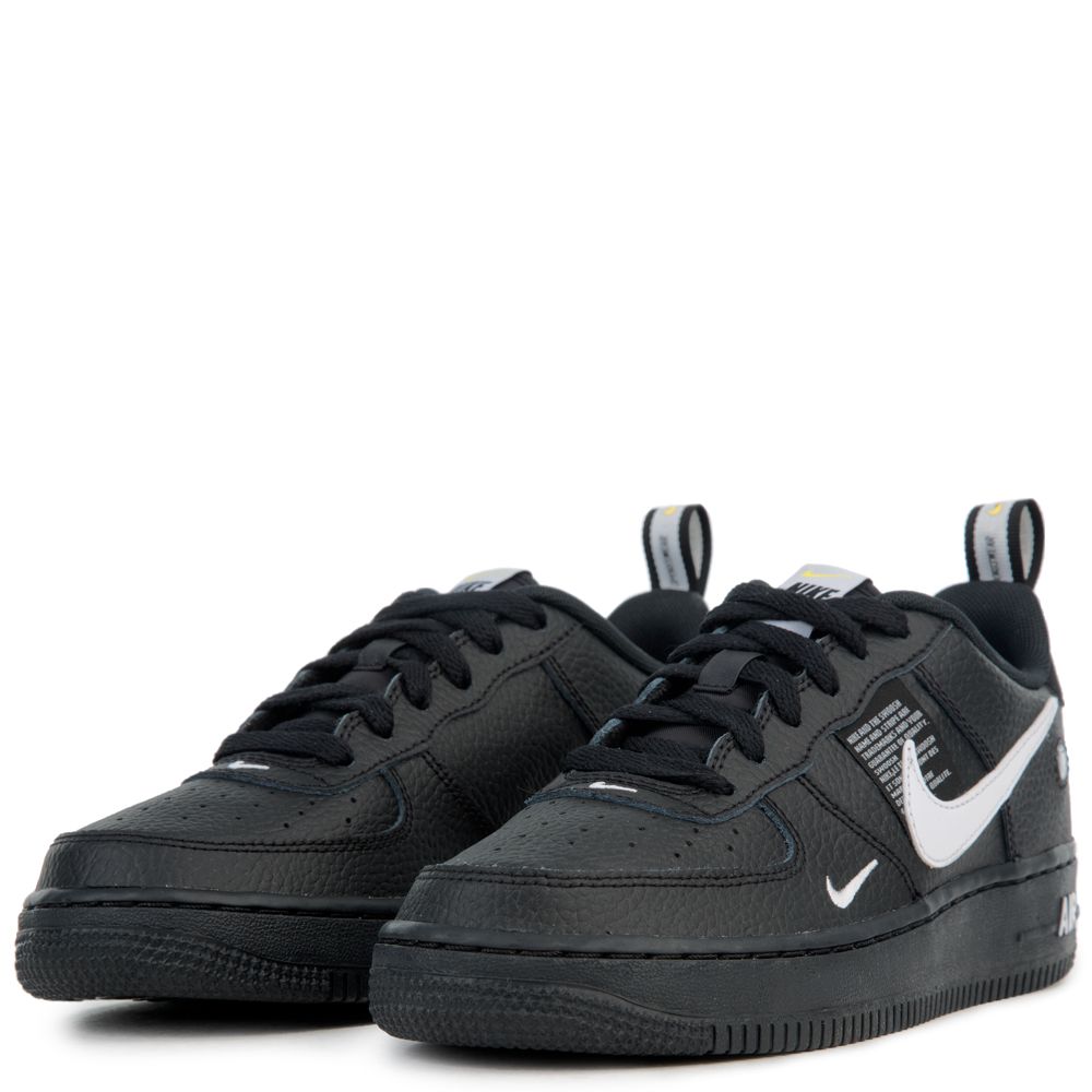 Nike Youth Air Force 1 LV8 Utility (GS) AR1708 100 - Size 5Y  Orange/Black | Fashion Sneakers