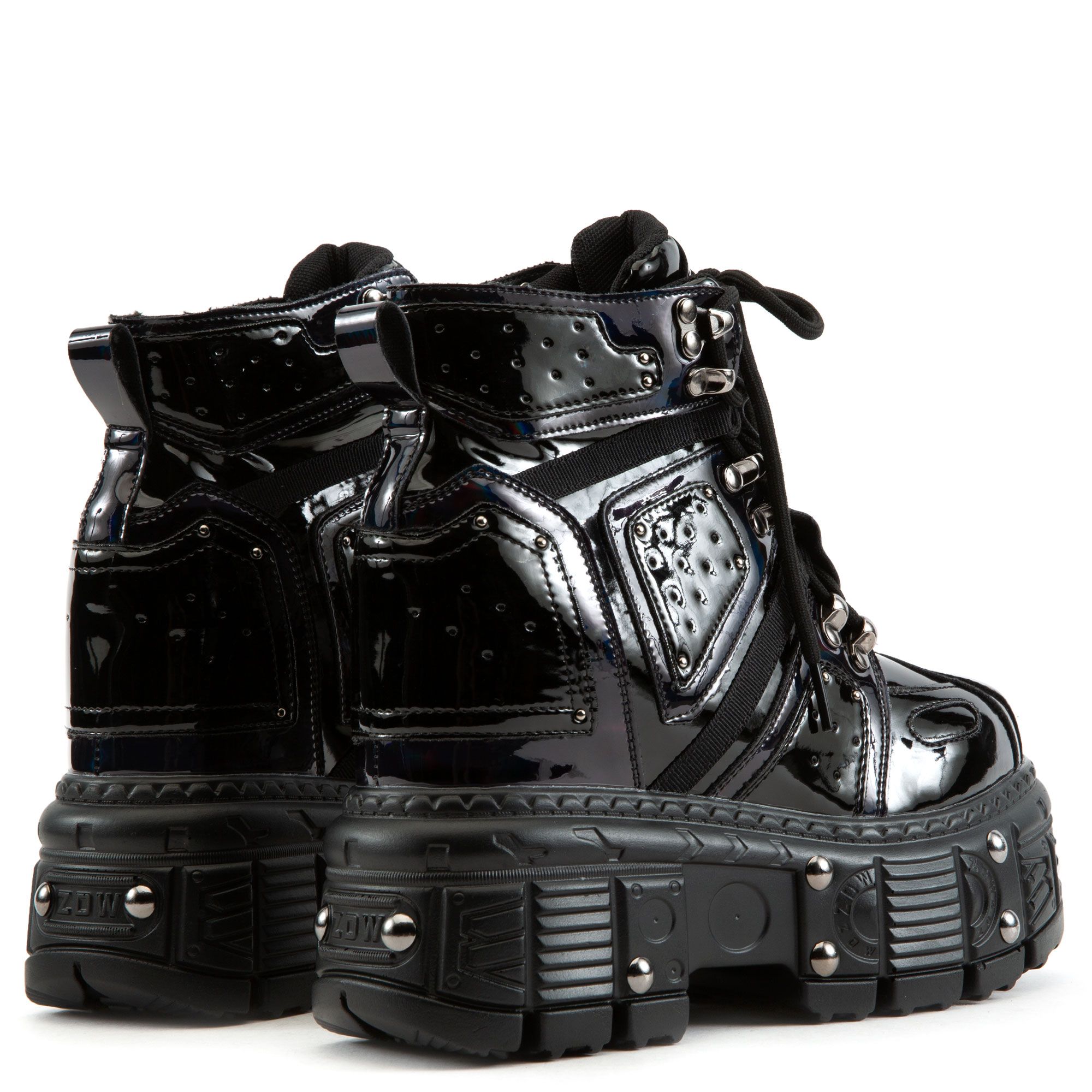 ANTHONY WANG Mangosteen-05 Platform Sneakers MANGOSTEEN-05-BLKPU