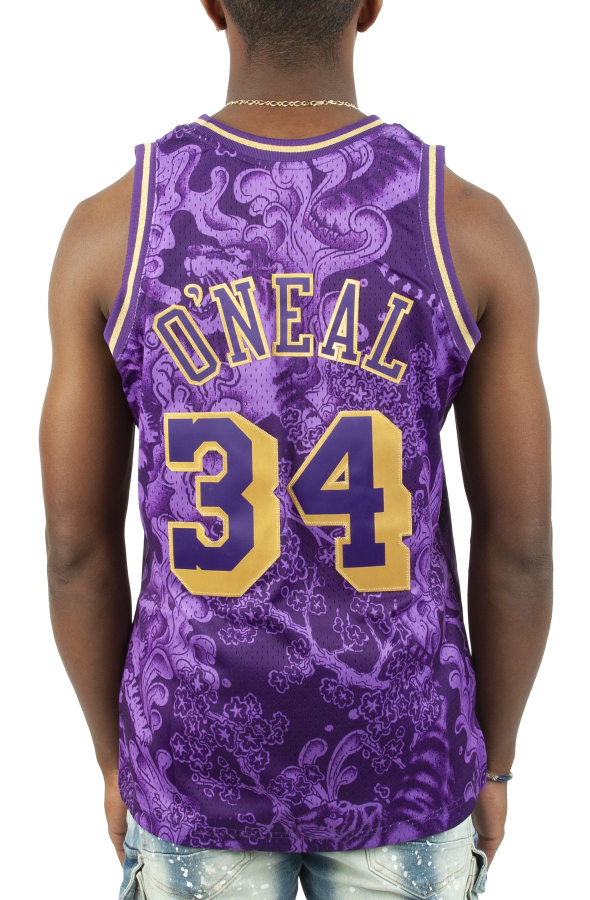MITCHELL & NESS NBA LOS ANGELES LAKERS SWINGMAN JERSEY 96 SHAQUILLE O' –
