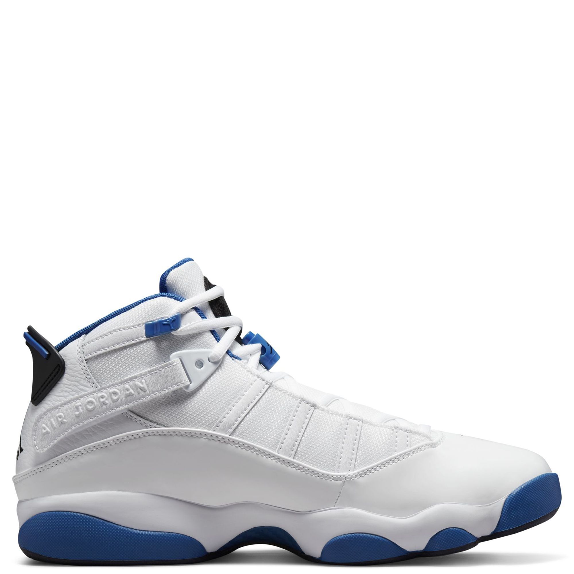 Nike Air Jordan 6 Rings Men’s Size 12 White Marina Blue Sport Blue  322992-114