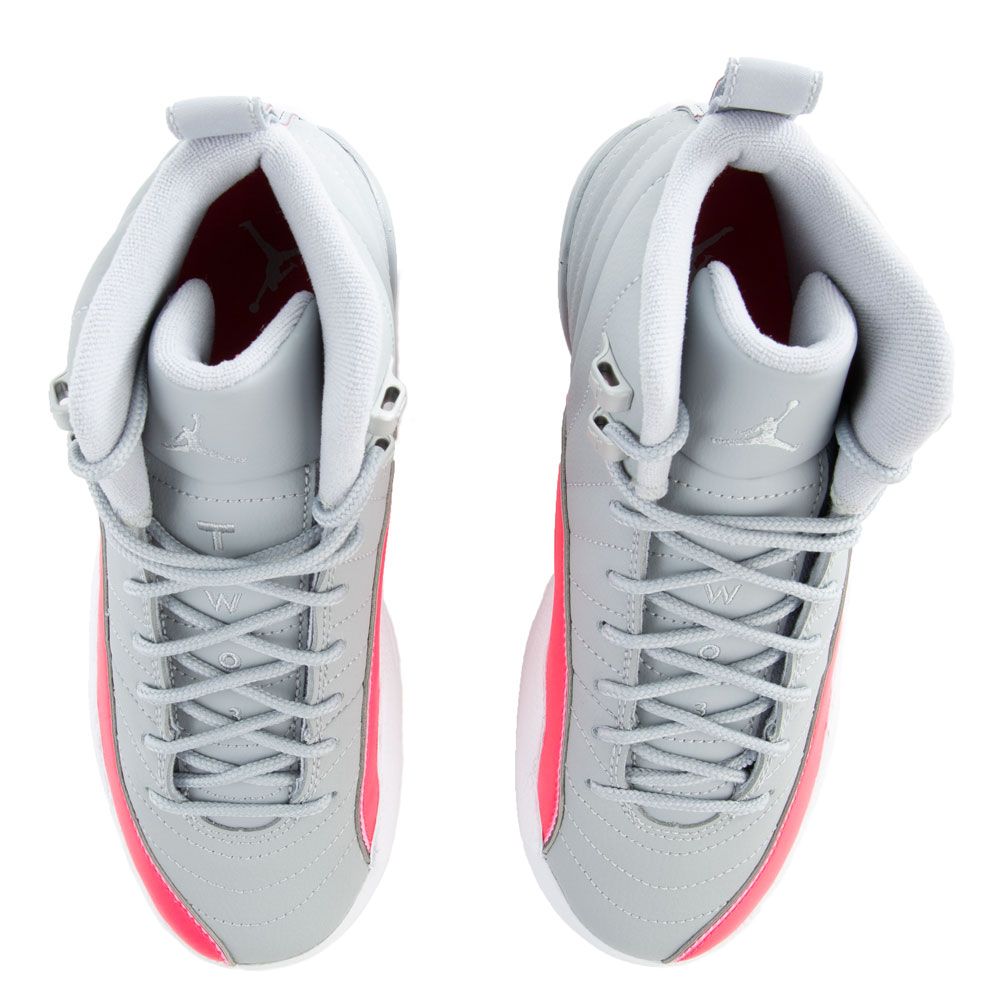 jordan 12 retro wolf grey racer pink