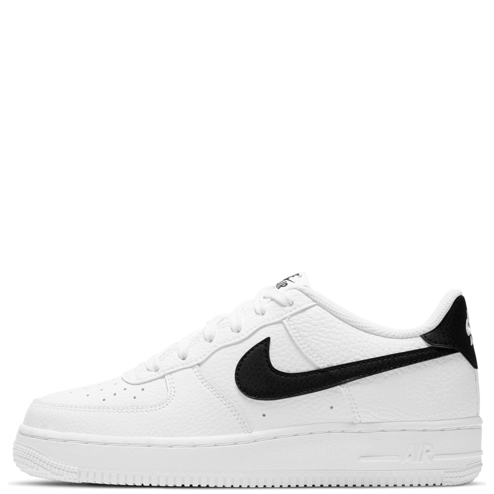 Nike Air Force 1 LV8 3 White/Black Preschool Boys' Shoes, Size: 13