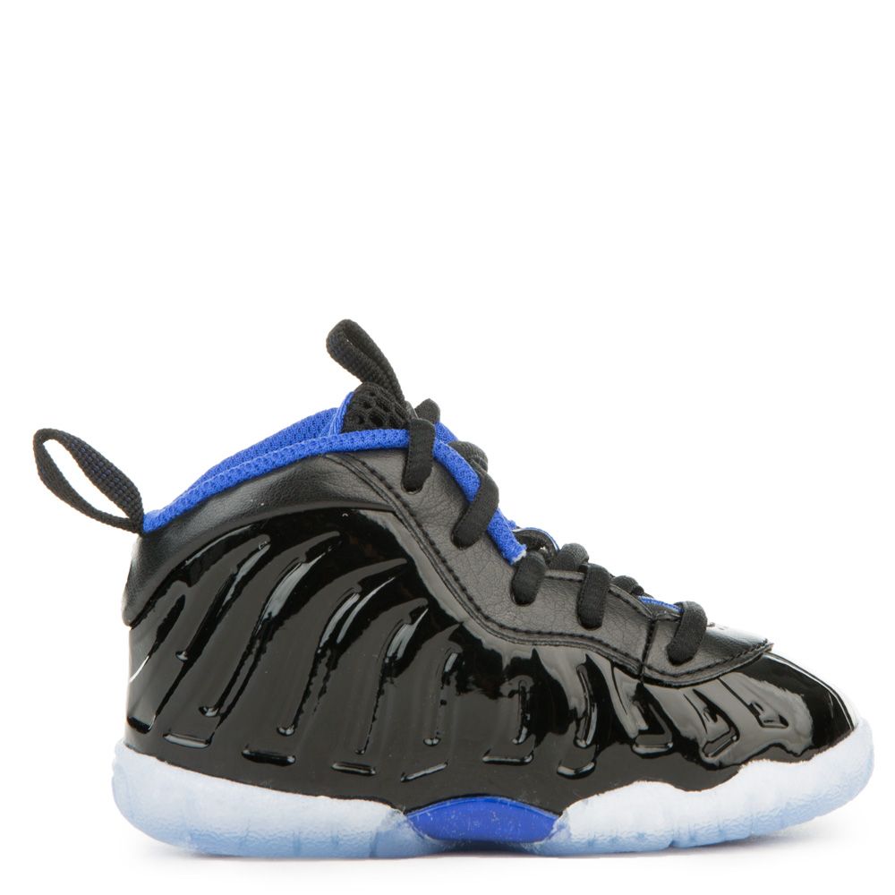 nike little posite one black game royal white