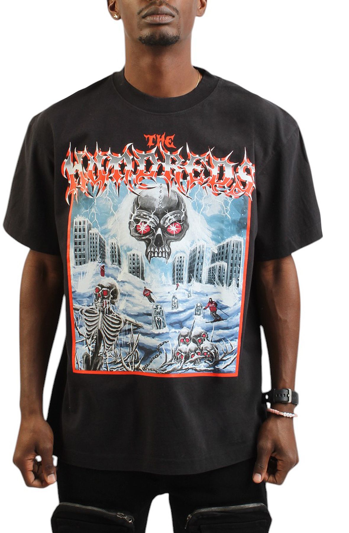 Wish You Were Here T-Shirt T24W101025BLK - Shiekh