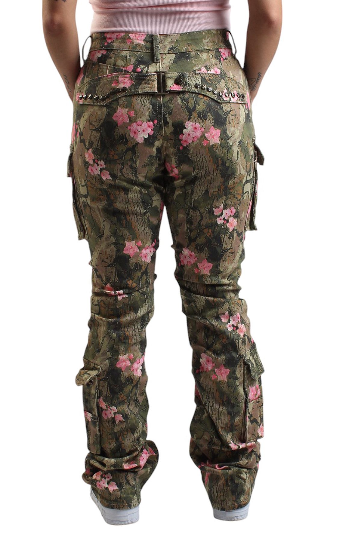 SMOKE RISE Blossom Mid Rise Stacked Jean AP25117-BLOSSOM