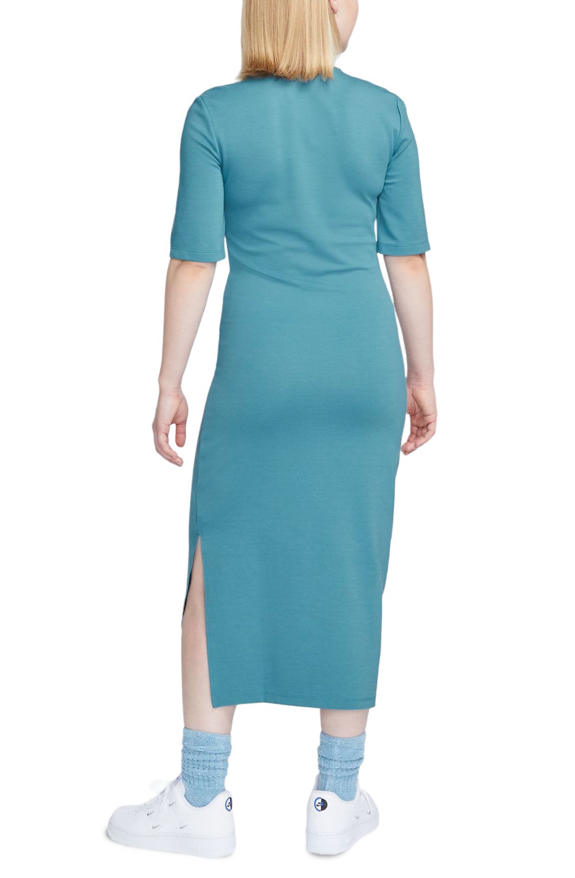 nike essential midi dress Nike Women's Sportswear Essential Midi Dress (plus Size) In Brown