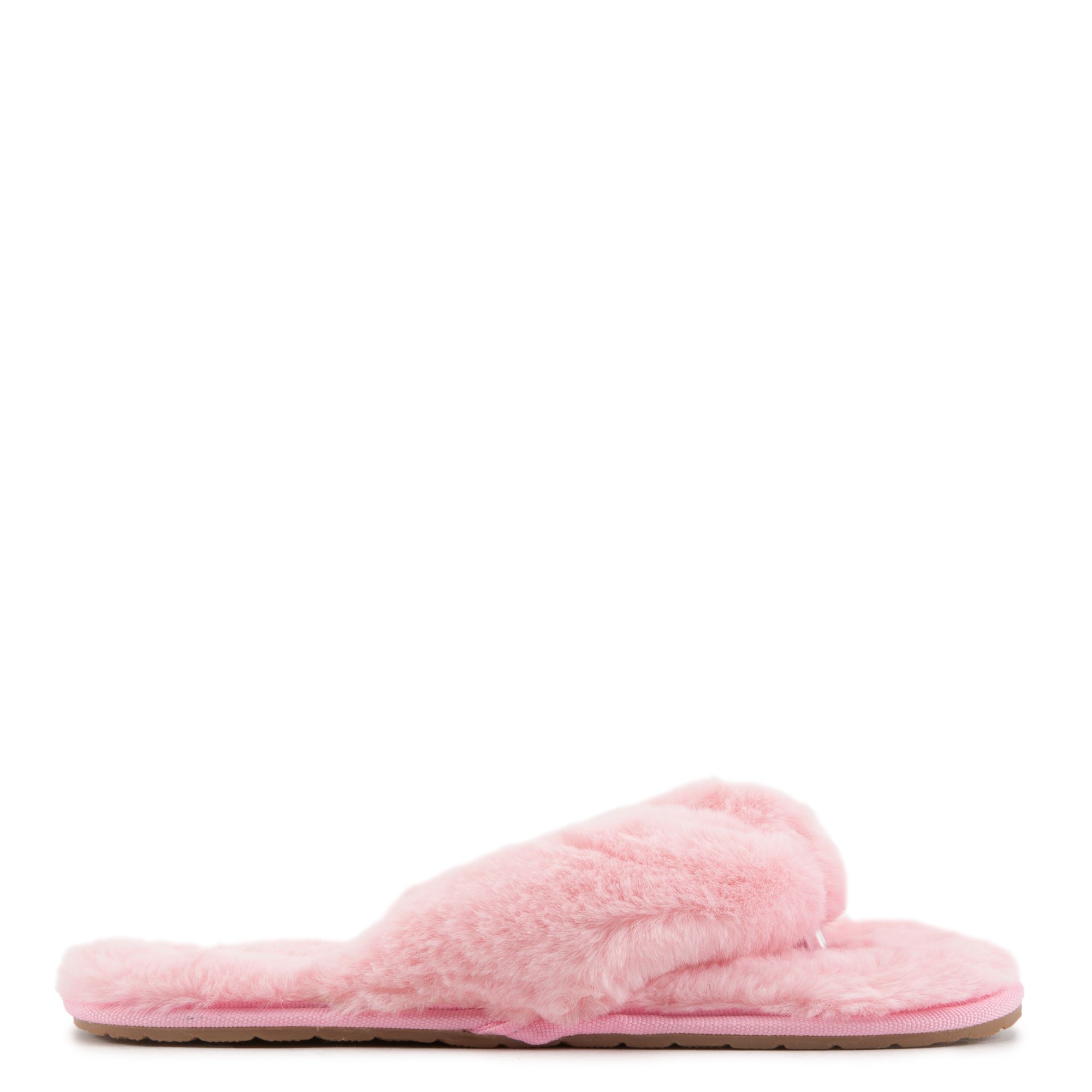 CAPE ROBBIN Comfort-Shi Fur Sandals COMFORT-SHI-BLUSH - Shiekh