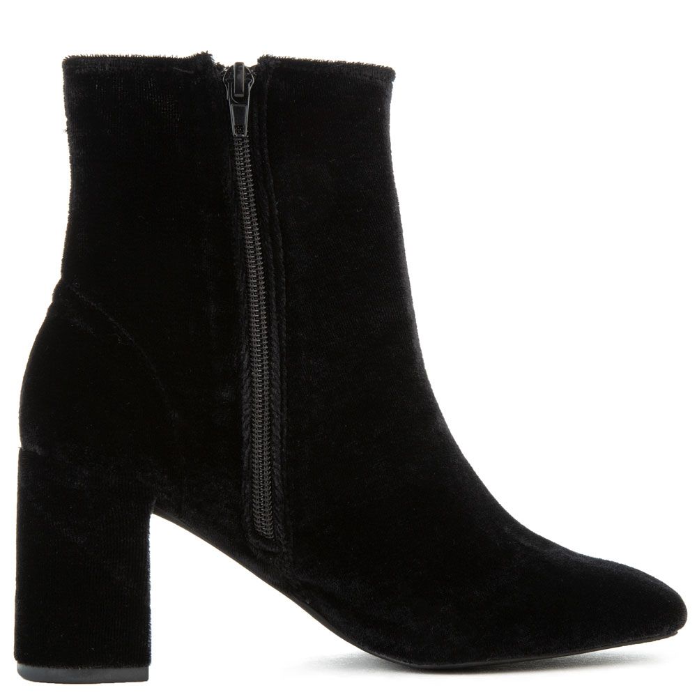 JEFFREY CAMPBELL Cienega-Lo Black Velvet CIENEGA-LO BLACK - Shiekh