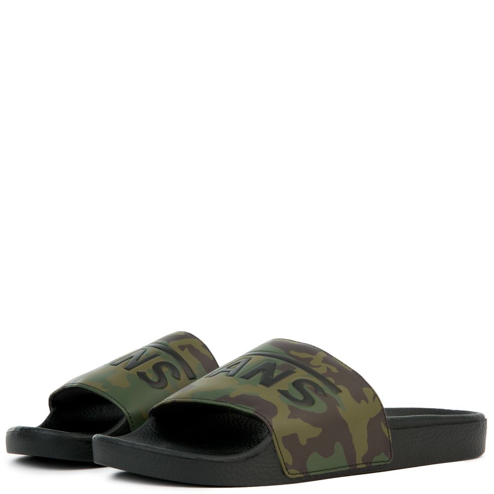 green slide on vans