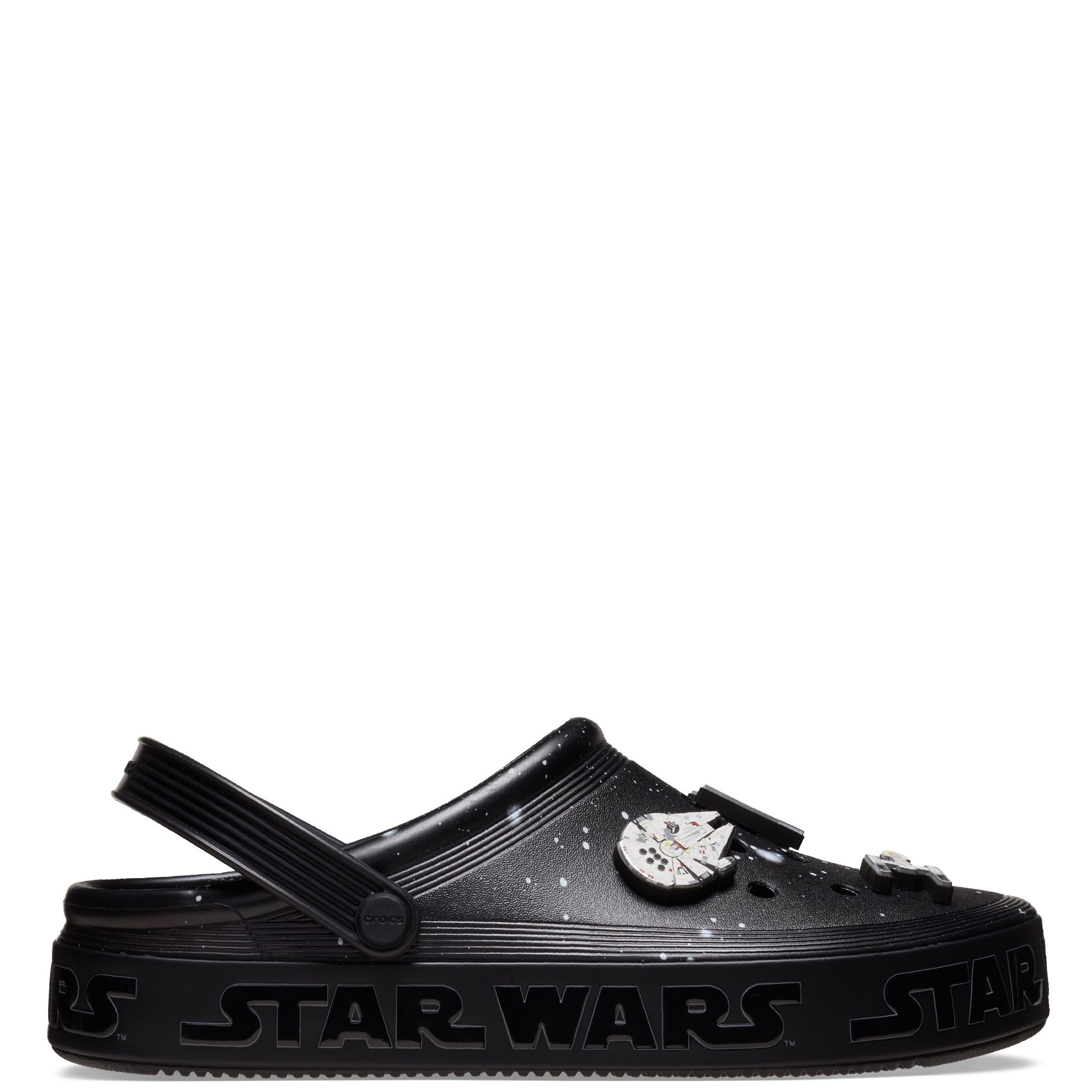 Star Wars Themed Black Clogs with Charms size 10 Star Wars and Crocs just dropped a three-pack of clogs  main image 4
