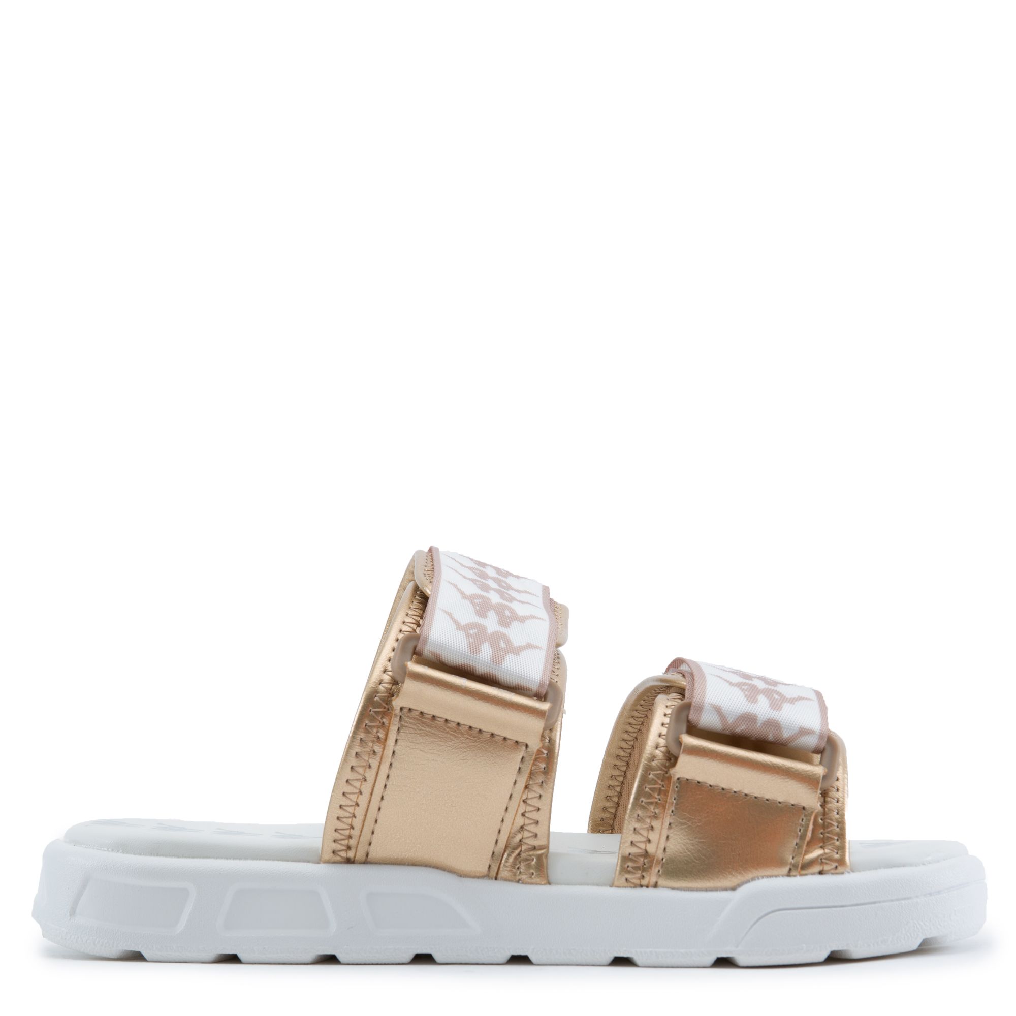 kappa white & gold 222 banda aster 2 sandals