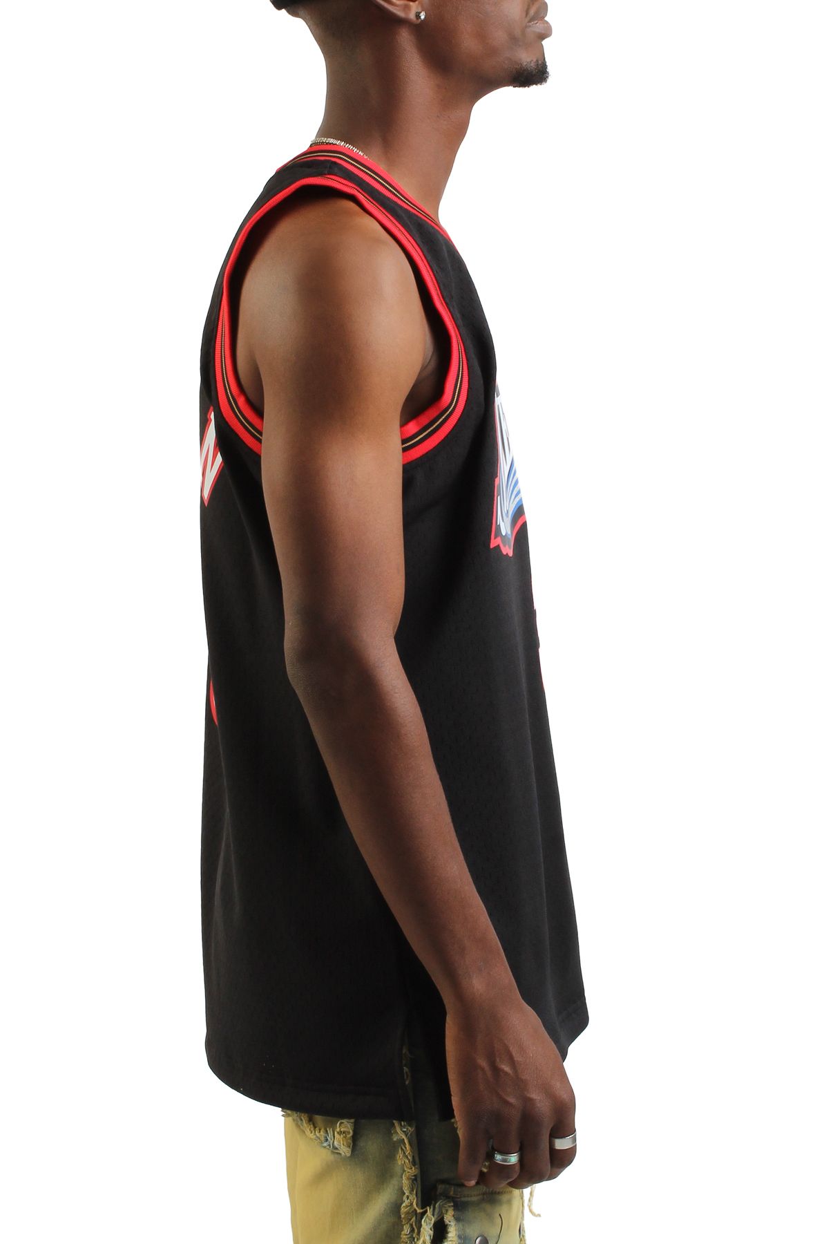 Iverson ジャージ 黒 3 Allen Iverson #3 Philadelphia Sixers basketball Jersey