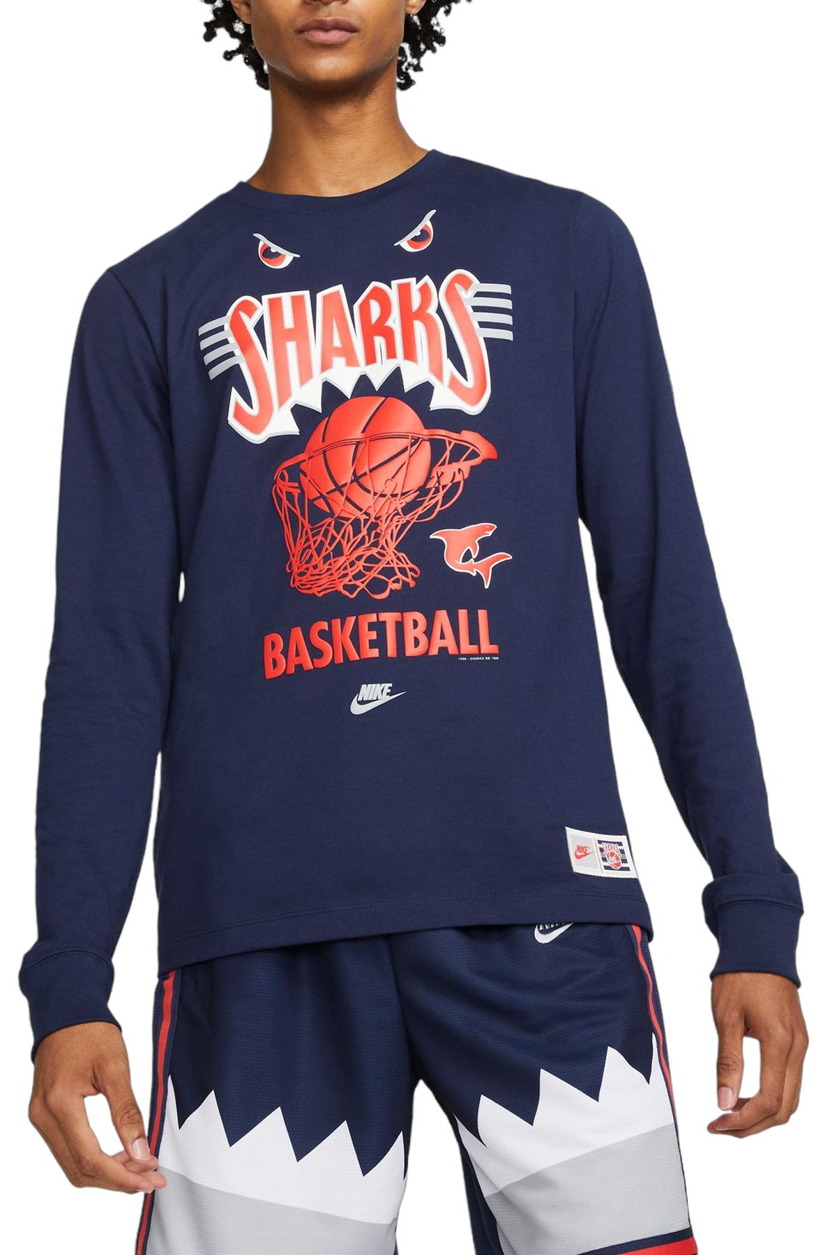 Nike Basketball NBA team 31 graphic back print t-shirt in blue