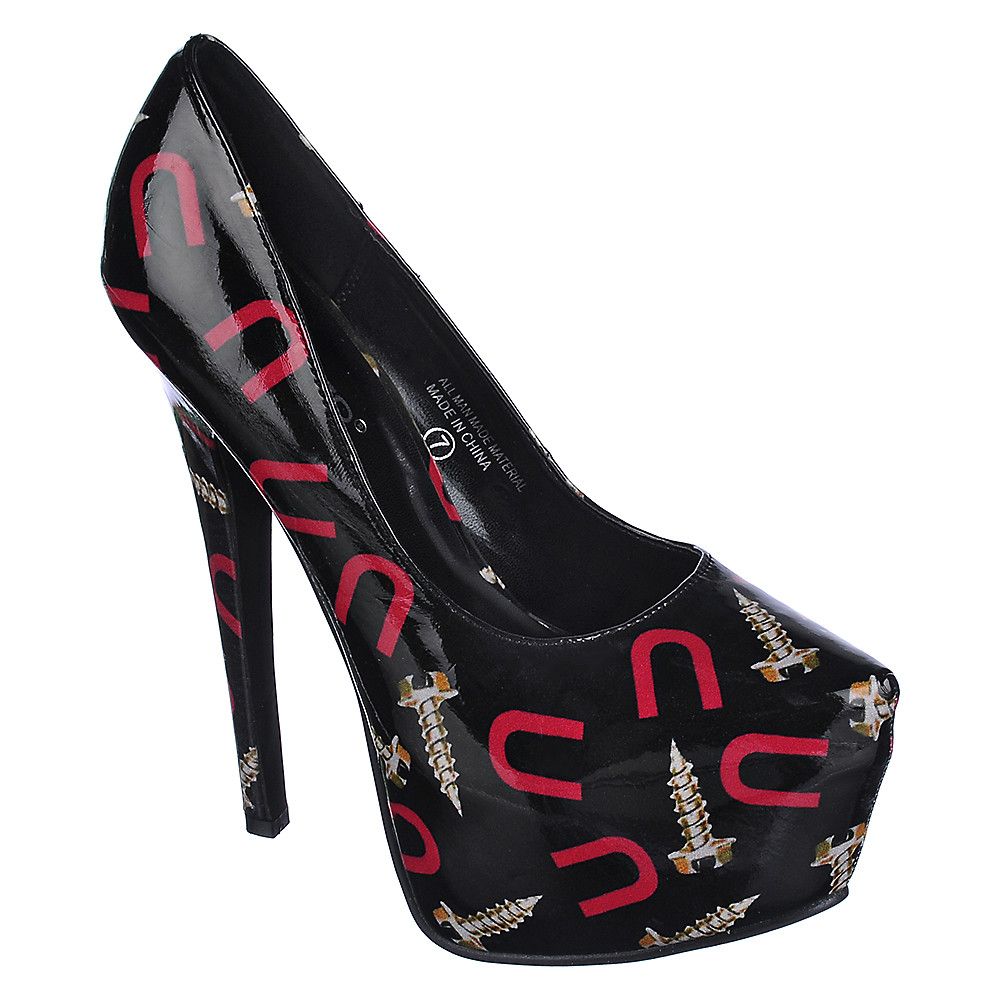 elle platform high heels