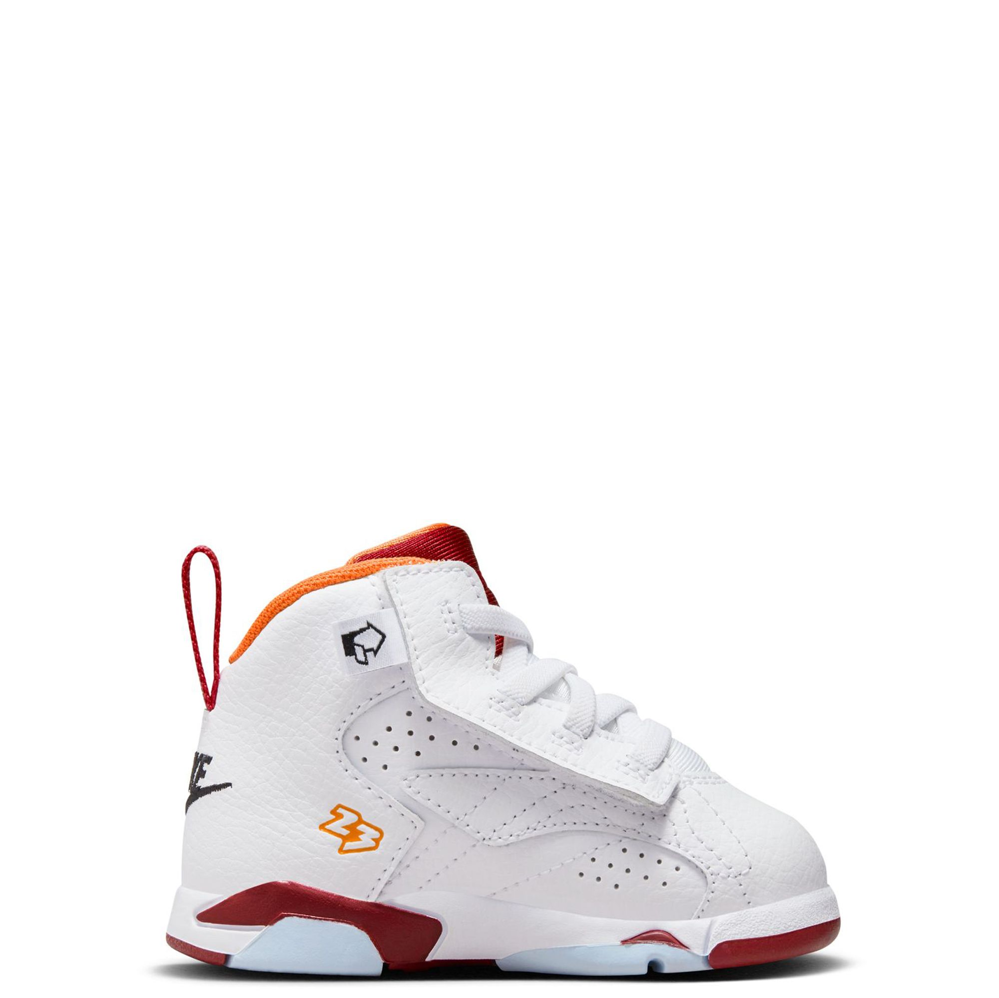 Jordan JORDAN UNISEX - Zapatillas de baloncesto - white/cardinal red/vivid  orange/black/blanco 