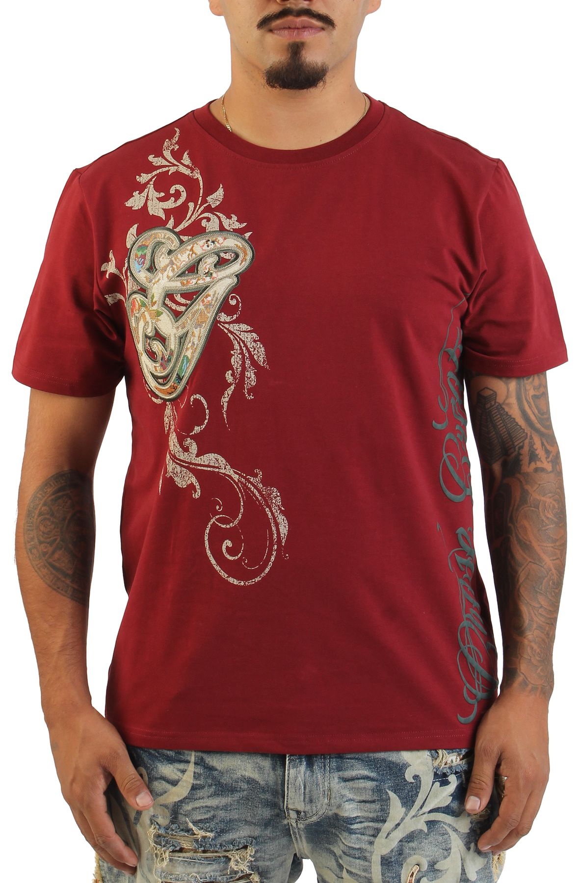 SMOKE RISE T-Shirt KT25568SK-SY - Shiekh